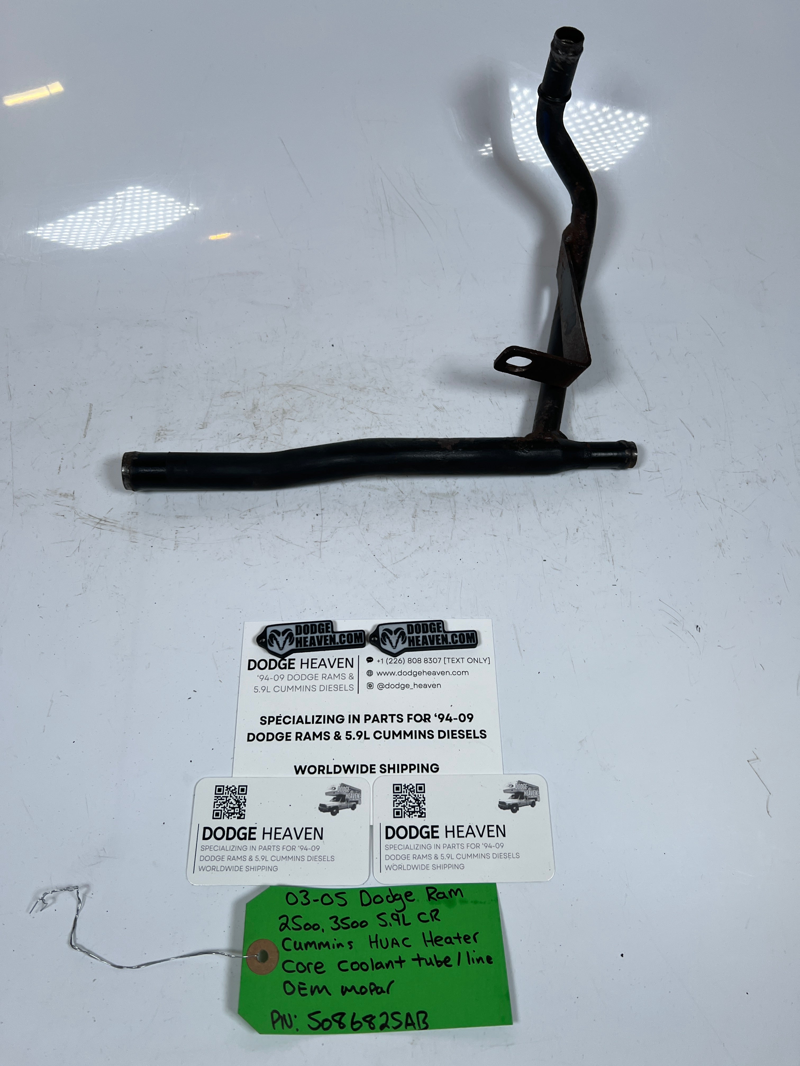2003-2005 Dodge Ram 5.9L Cummins Heater Core Coolant Tube / Line