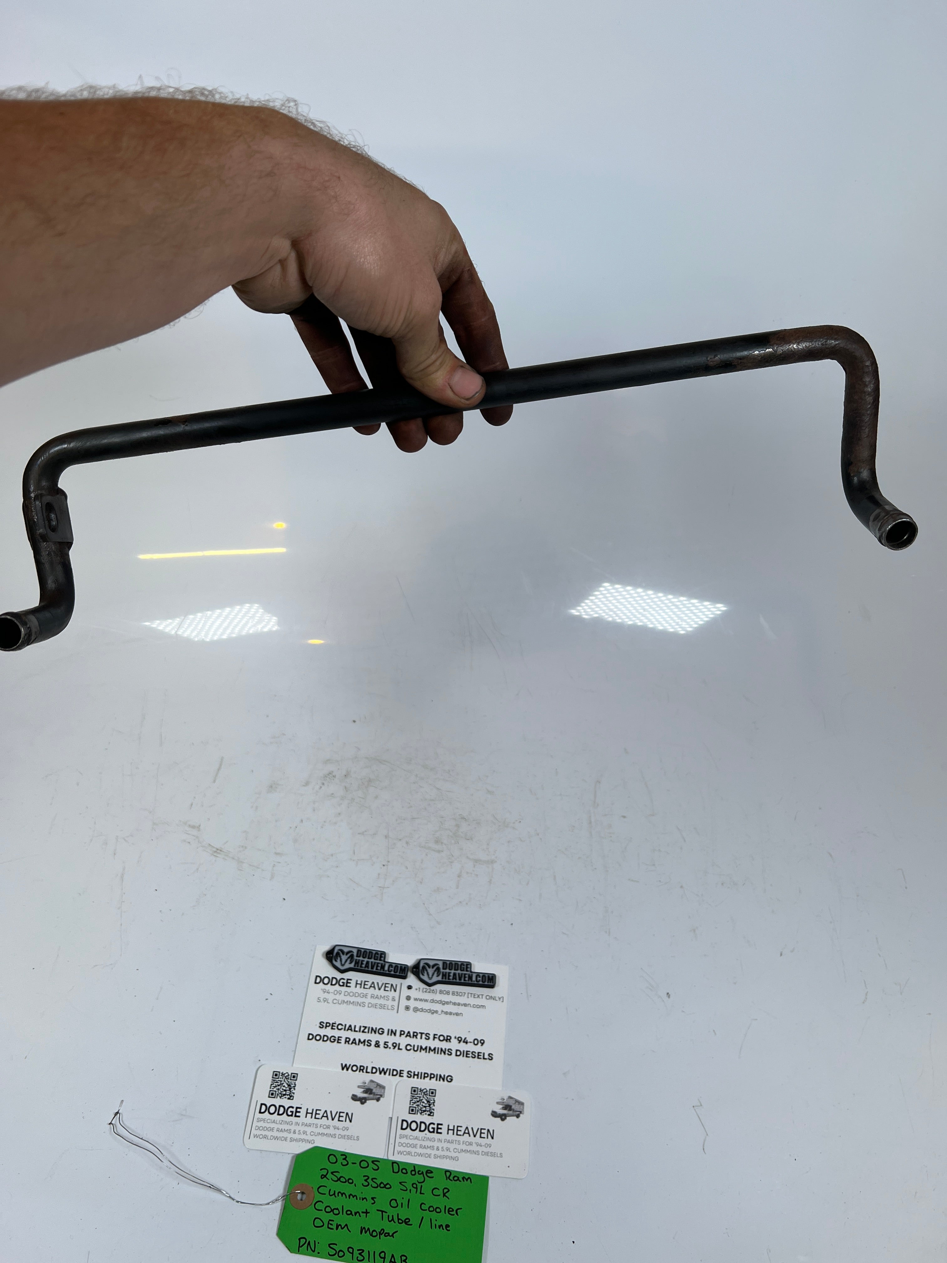 2003-2005 Dodge Ram 2500 3500 5.9L Cummins Oil Cooler Coolant Tube