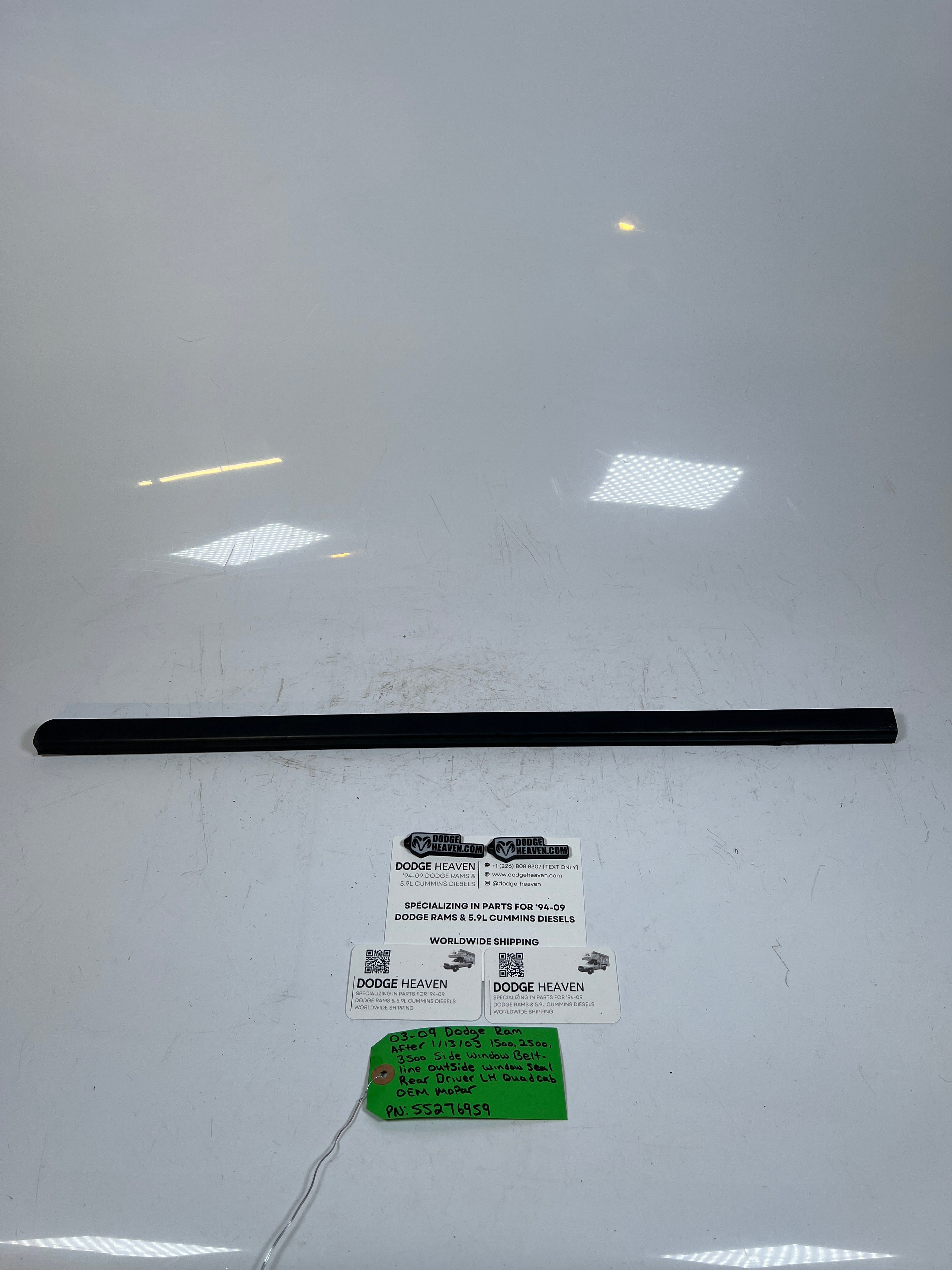 2003-2009 Dodge Ram 1500-3500 Window Belt Line window Seal Rear LH