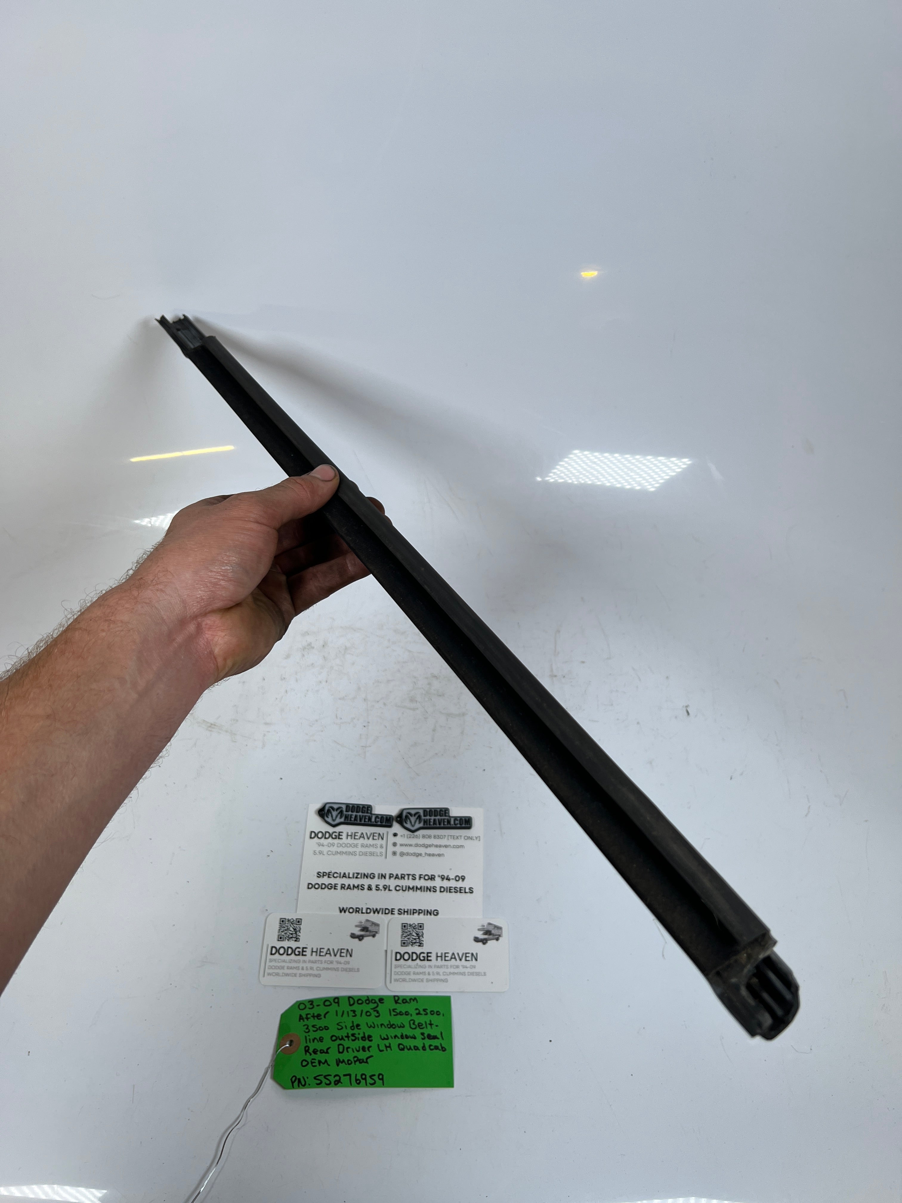 2003-2009 Dodge Ram 1500-3500 Window Belt Line window Seal Rear LH