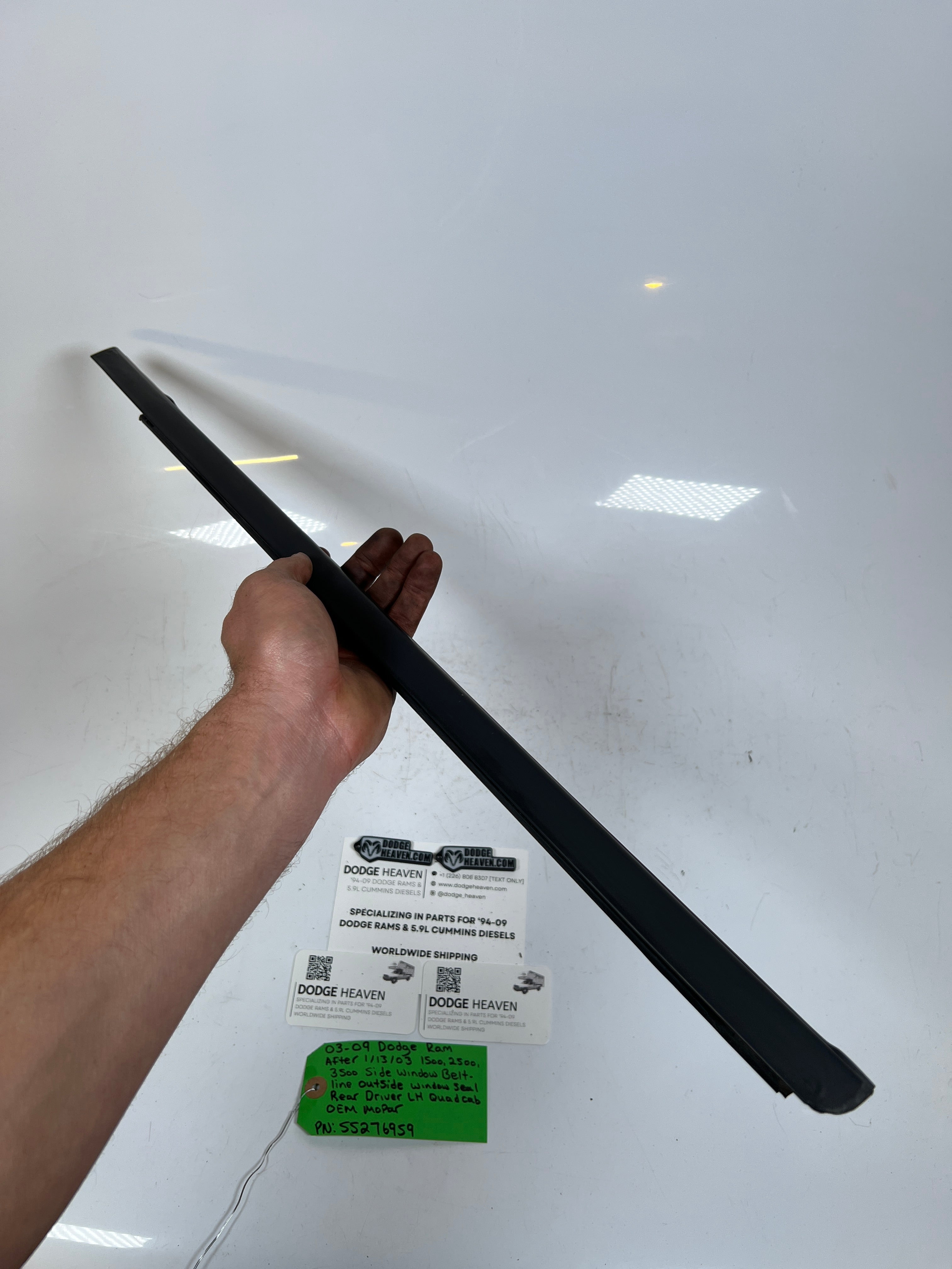 2003-2009 Dodge Ram 1500-3500 Window Belt Line window Seal Rear LH
