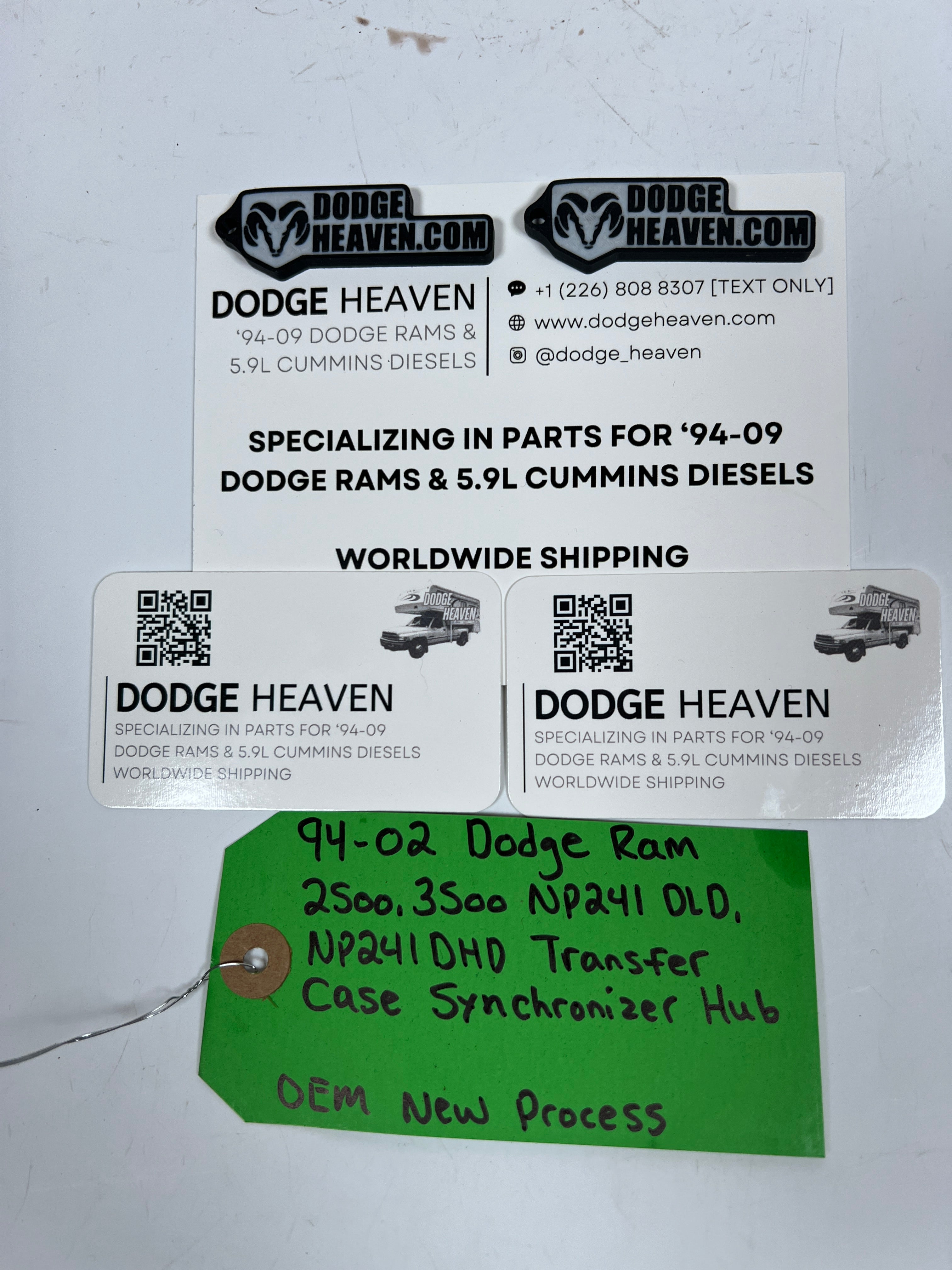 1994-2002 Dodge Ram 241DLD 241DHD Transfer Case Synchronizer Hub