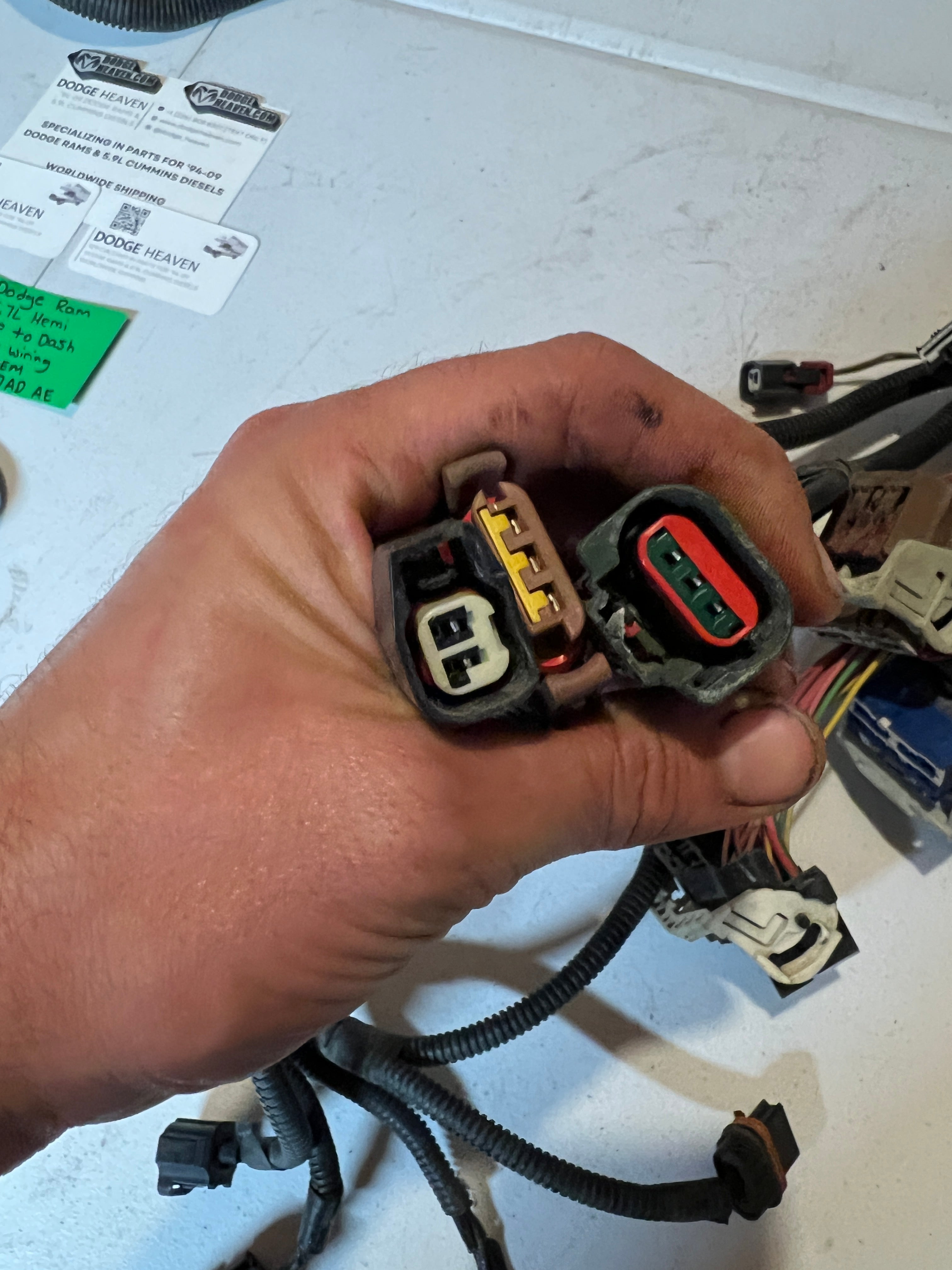 2006-2006 Dodge Ram 1500 5.7L Hemi Headlamp to Dash Bay Harness