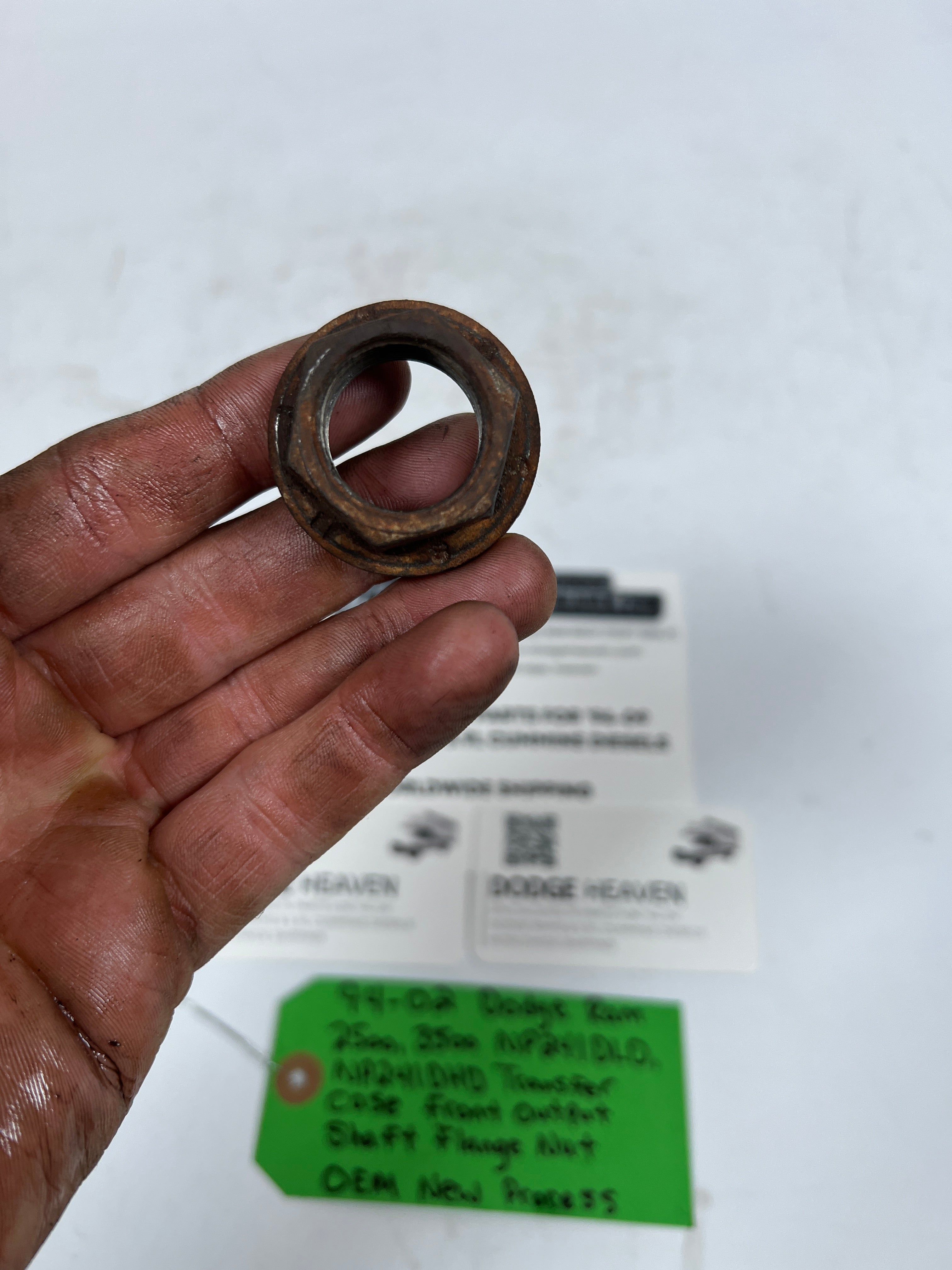 1994-2002 Dodge Ram 241DLD 241DHD Transfer Case Front Output Shaft Flange Nut