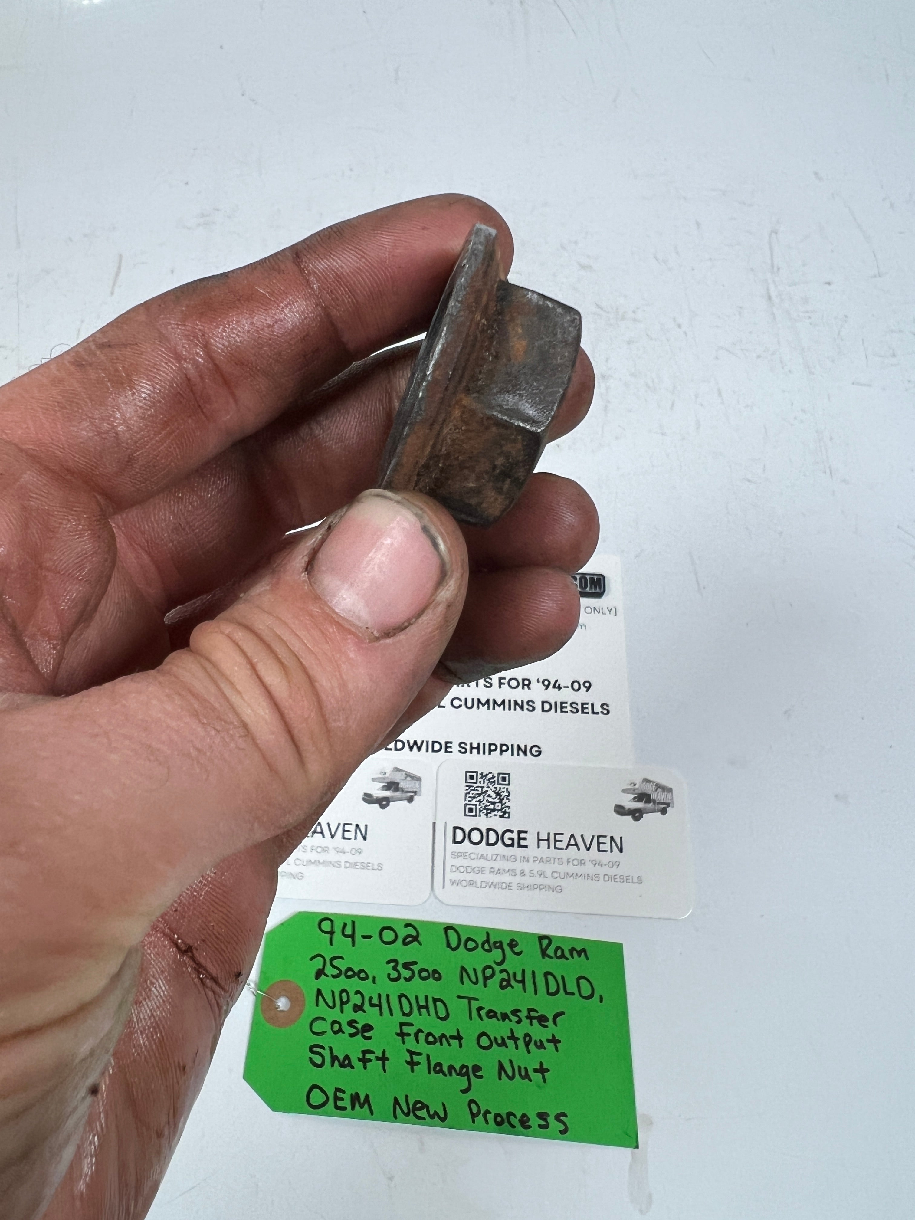 1994-2002 Dodge Ram 241DLD 241DHD Transfer Case Front Output Shaft Flange Nut