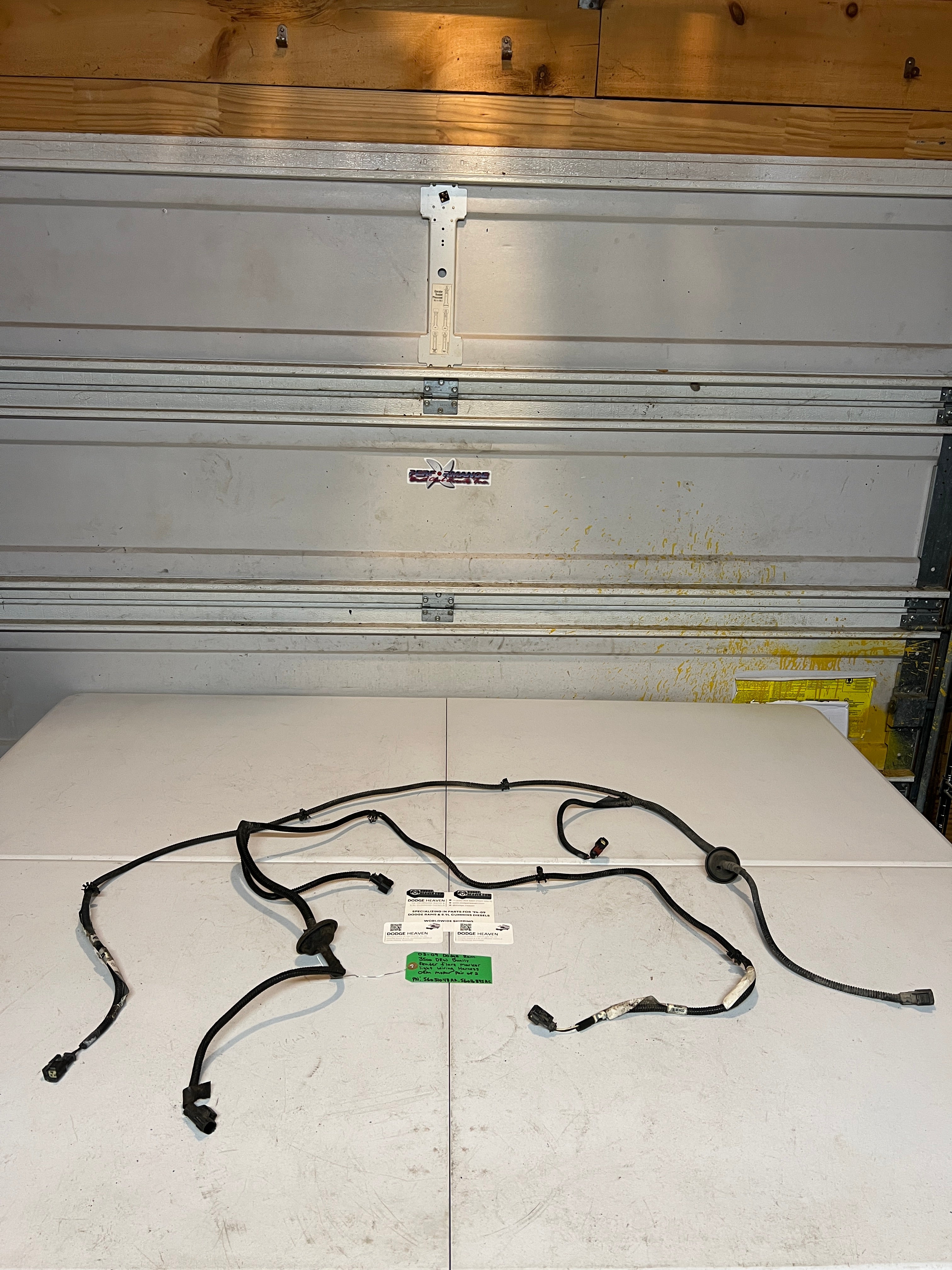 2003-2009 Dodge Ram 3500 Dually Fender Light Wiring Harness Pair