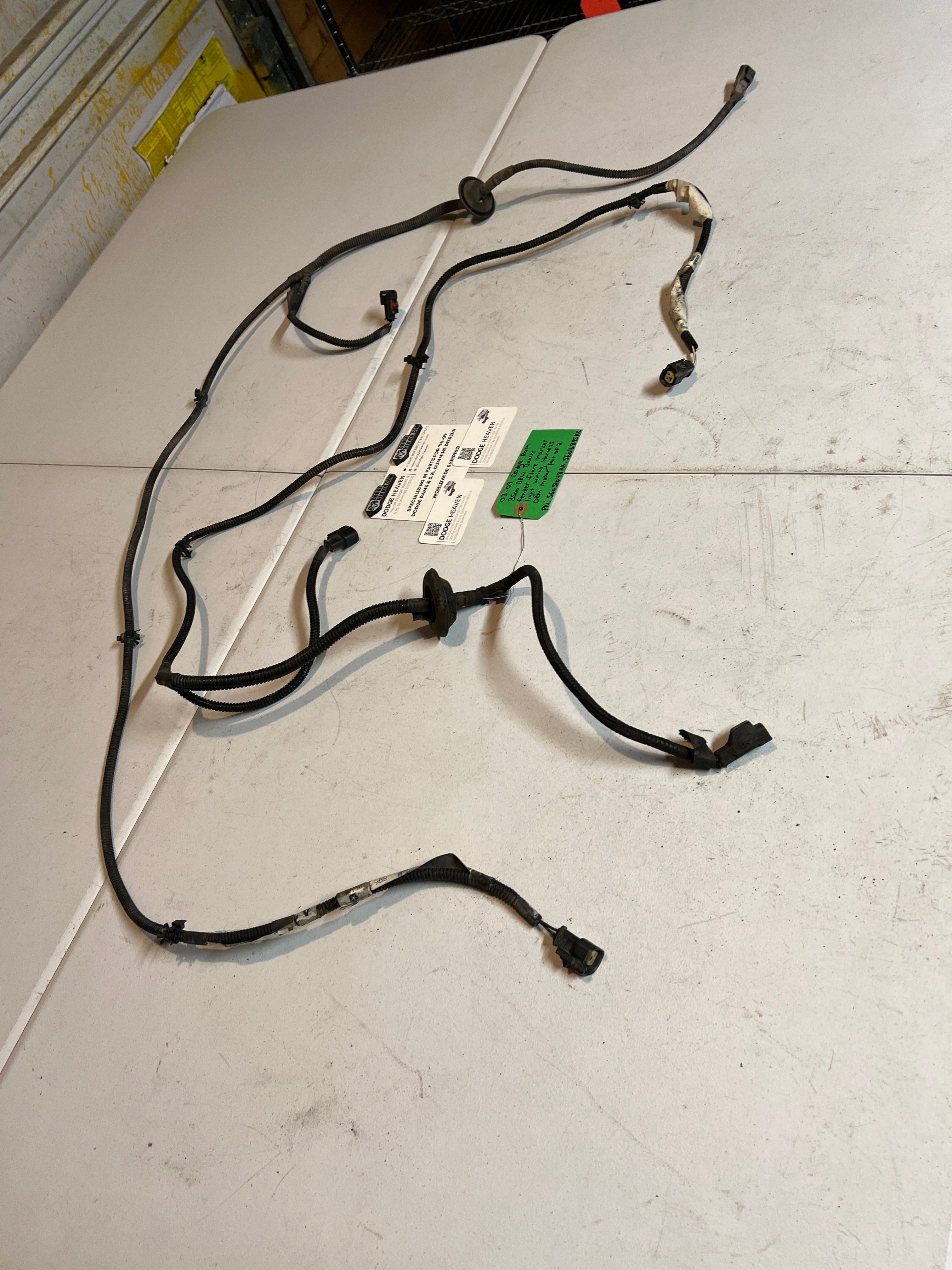 2003-2009 Dodge Ram 3500 Dually Fender Light Wiring Harness Pair