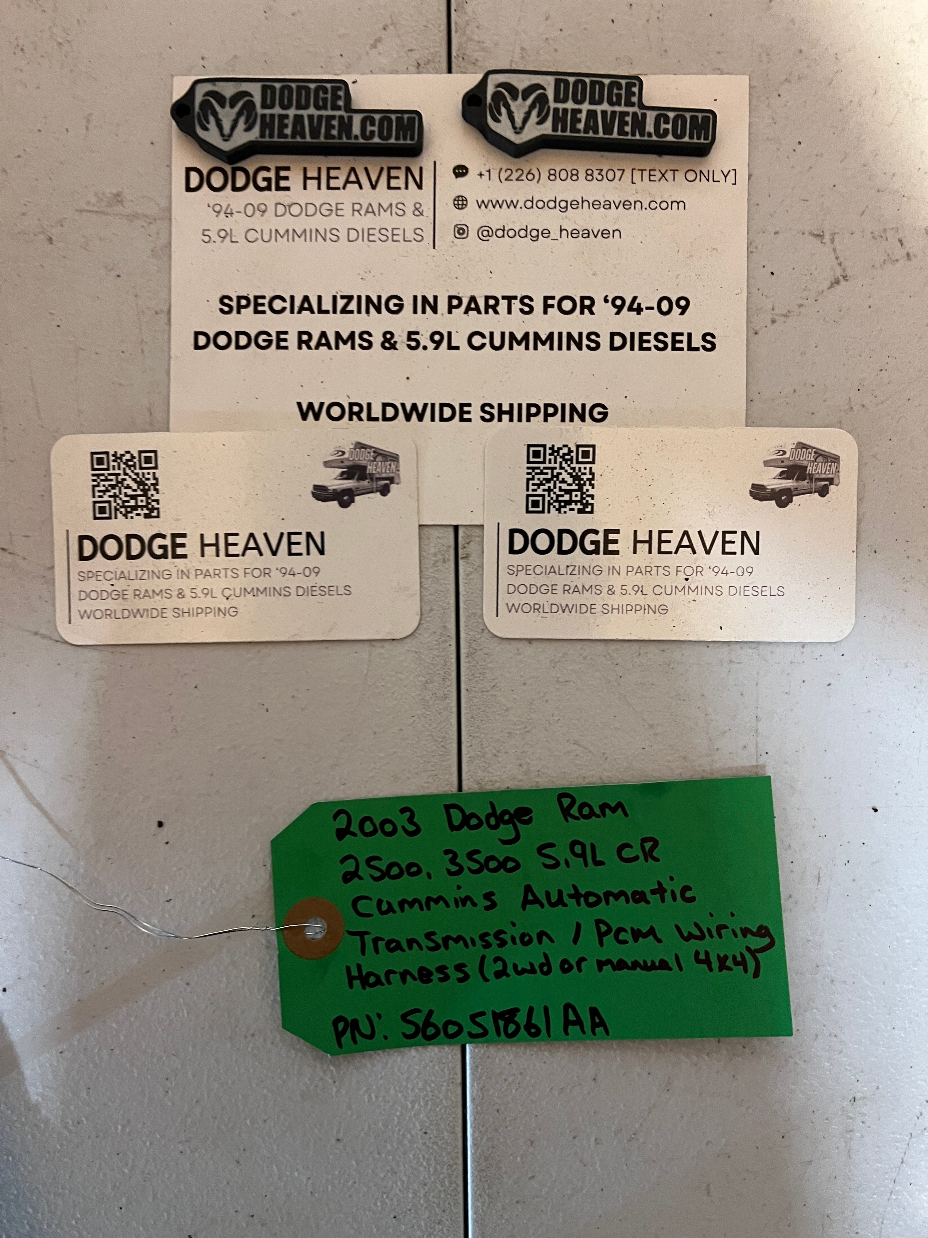 2003-2003 Dodge Ram 5.9L Cummins Auto Transmission PCM Wiring Harness