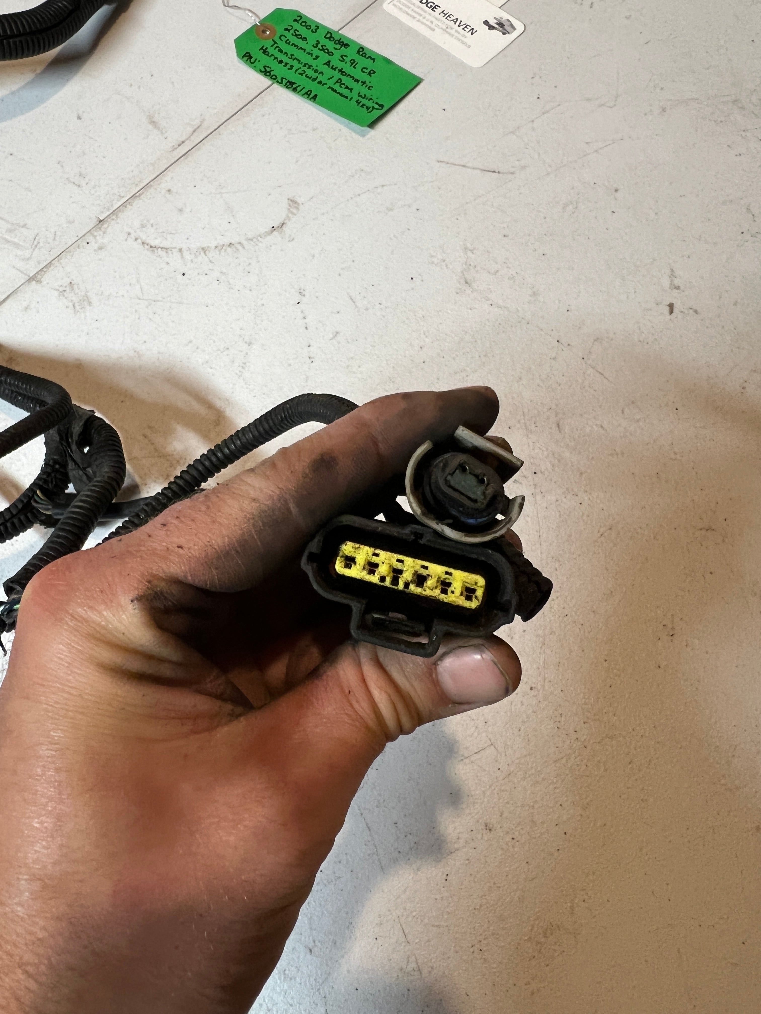 2003-2003 Dodge Ram 5.9L Cummins Auto Transmission PCM Wiring Harness