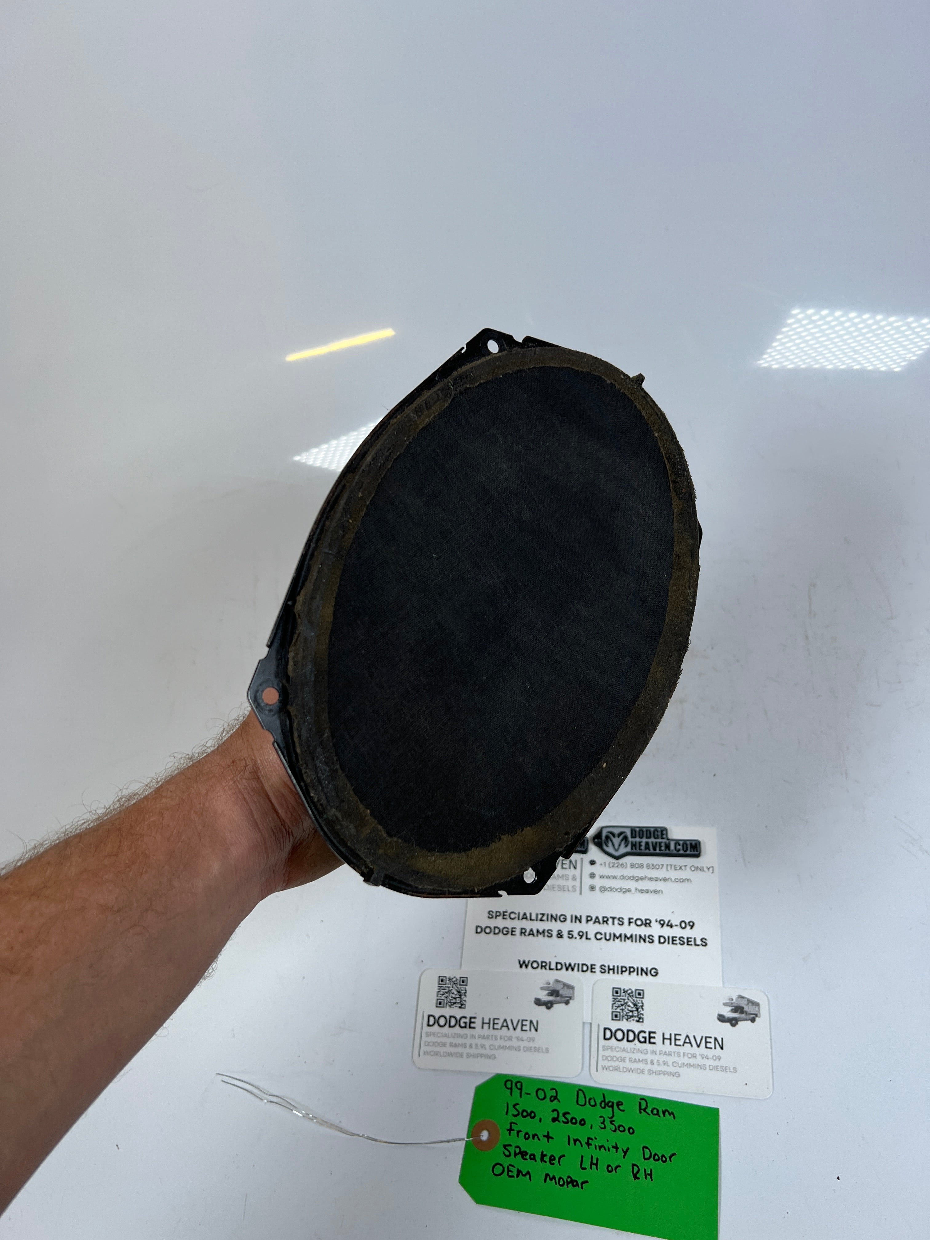 1999-2002 Dodge Ram Infinity Door Speaker Lower Front Door Without Amp
