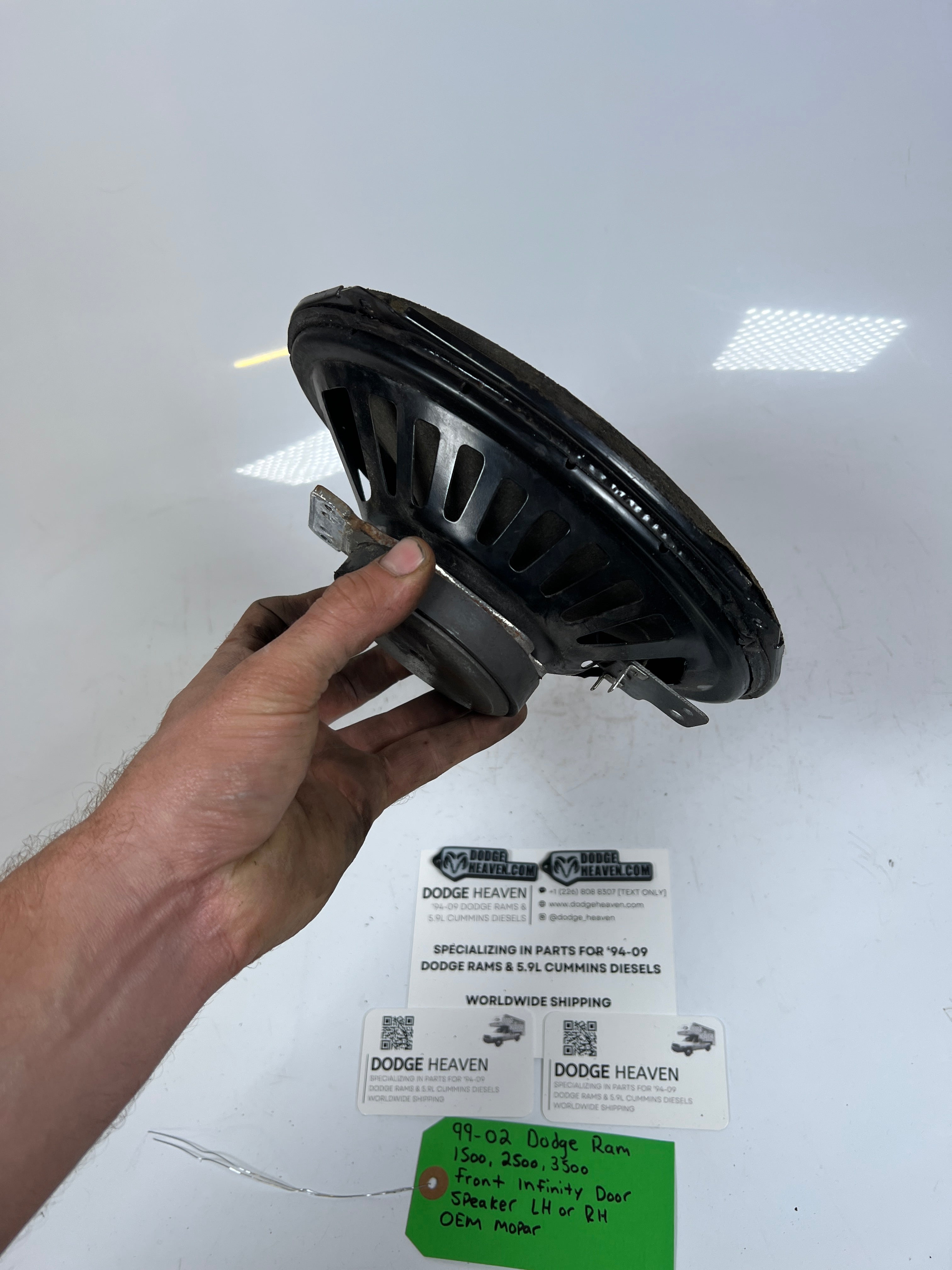 1999-2002 Dodge Ram Infinity Door Speaker Lower Front Door Without Amp