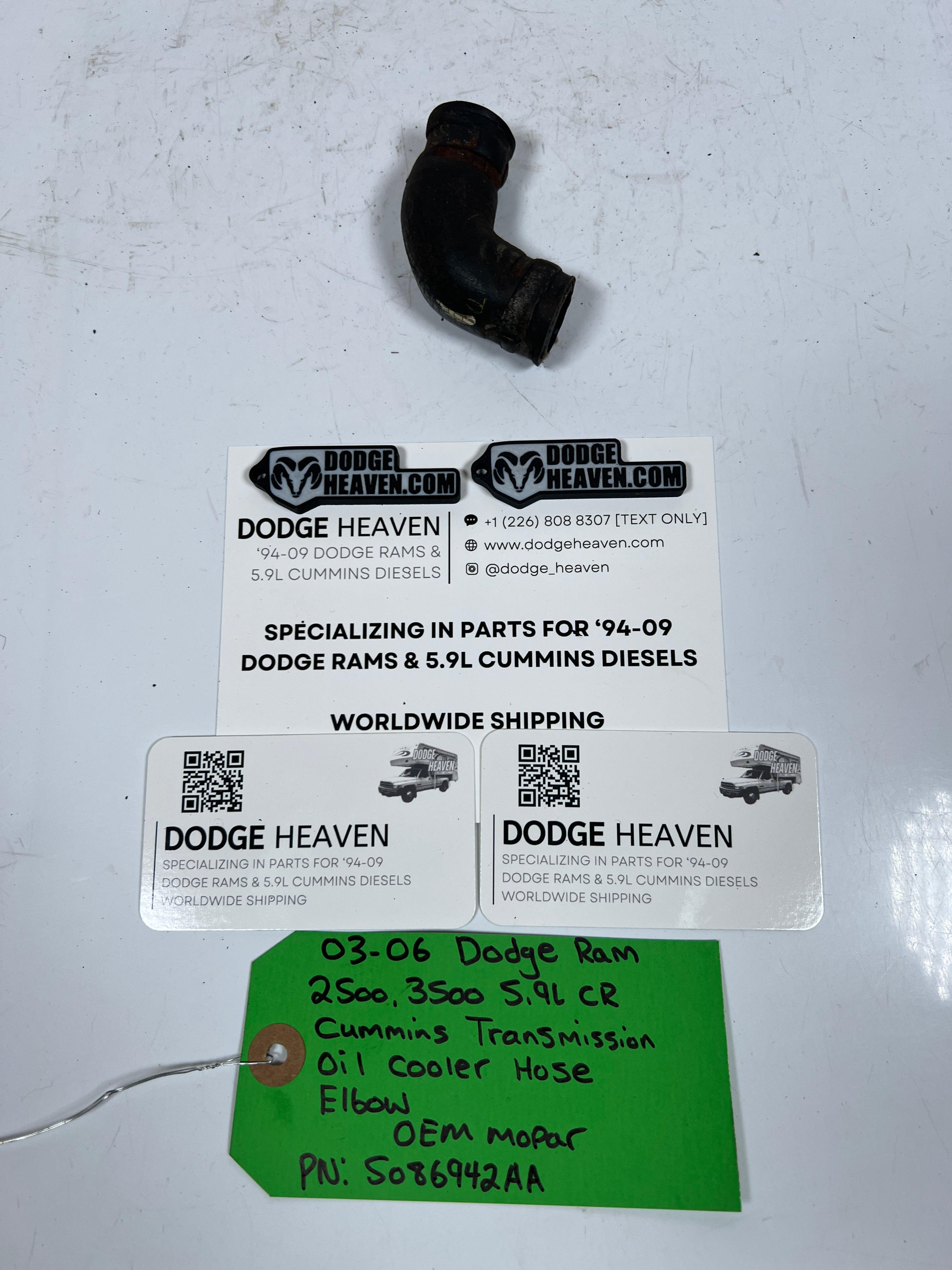 2003-2006 Dodge Ram 5.9L Cummins Transmission Oil Cooler Hose Elbow
