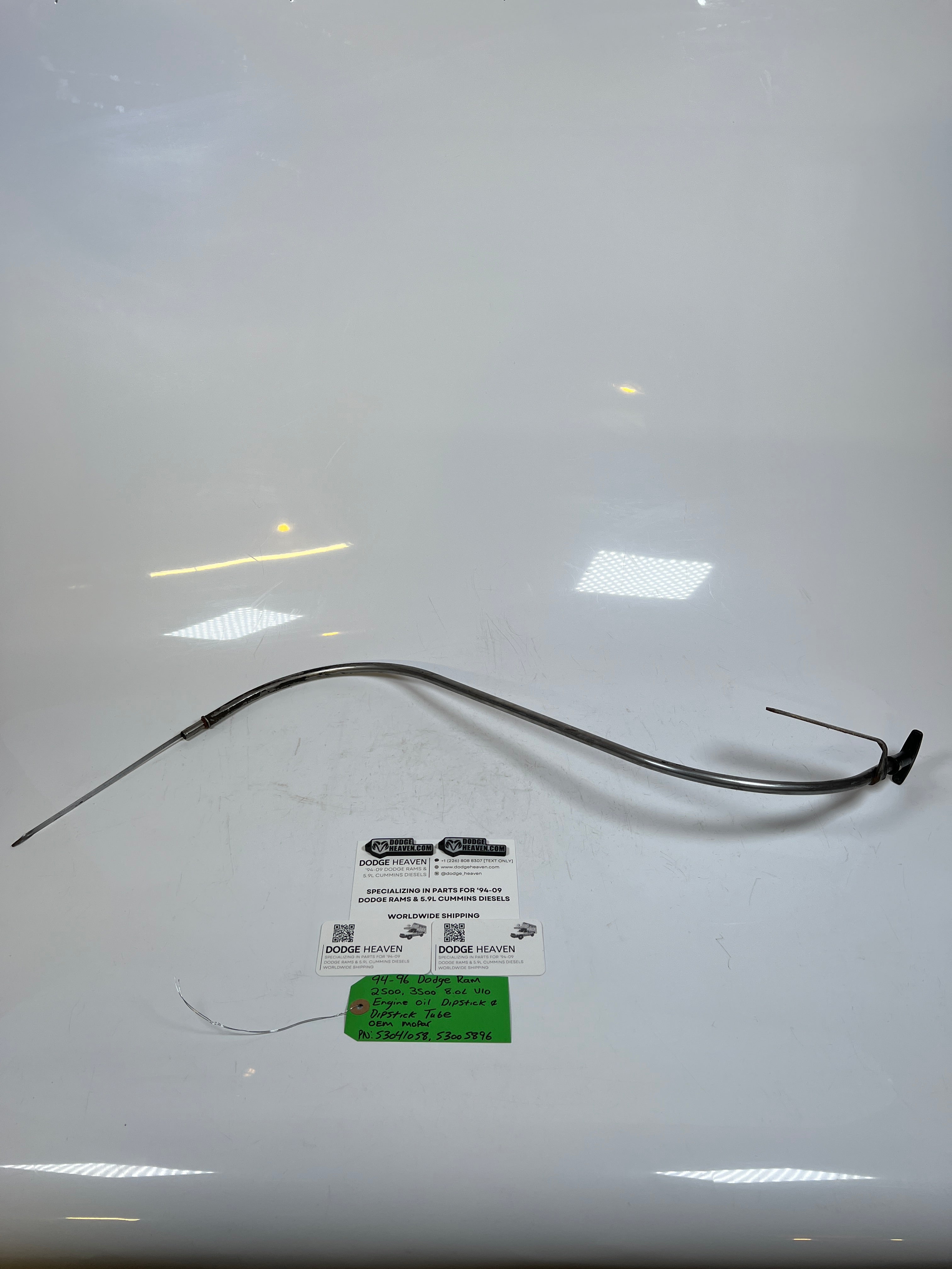1994-1996 Dodge Ram 2500 3500 8.0l V10 Engine Oil Dipstick & Dipstick Tube