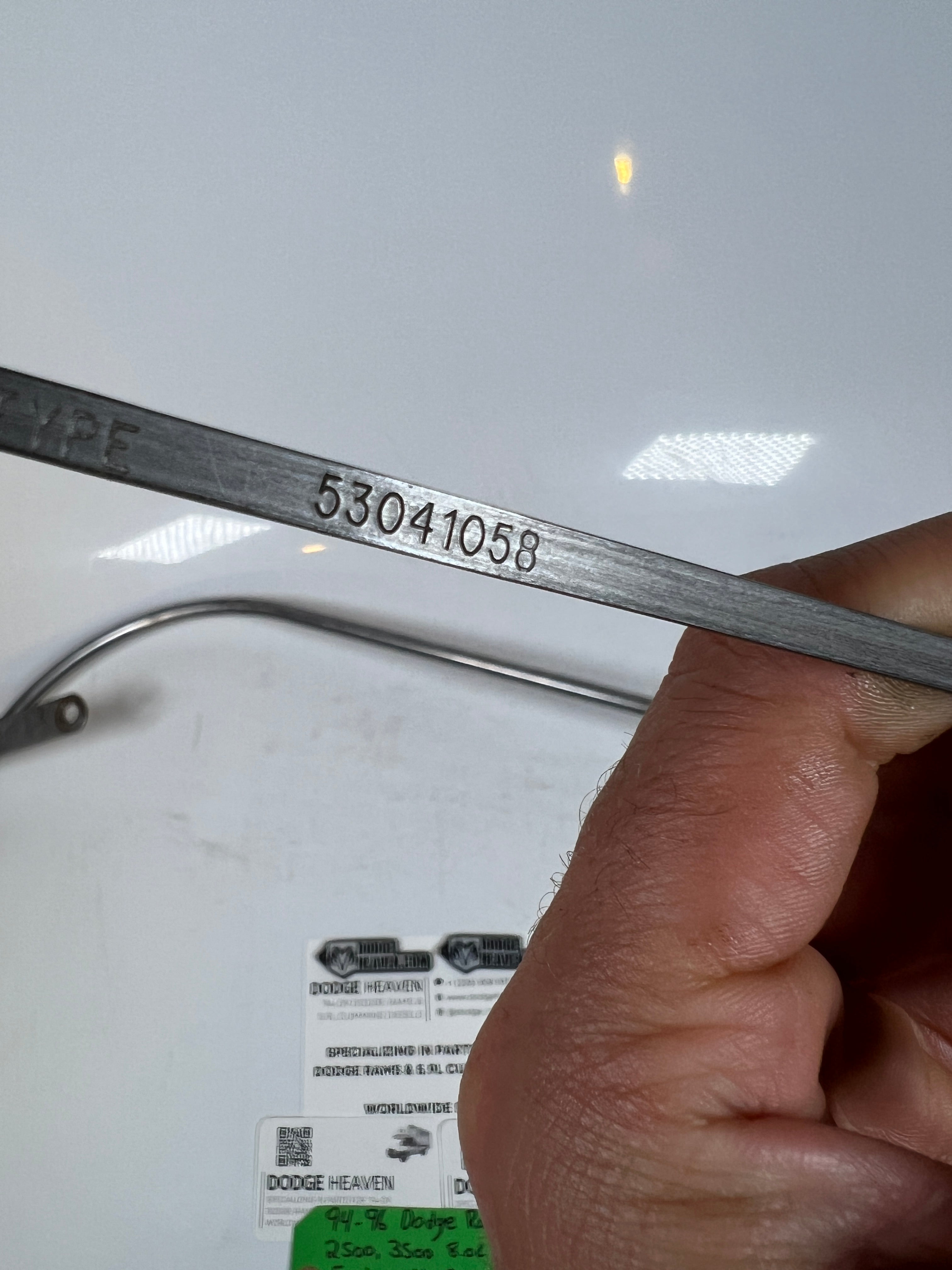 1994-1996 Dodge Ram 2500 3500 8.0l V10 Engine Oil Dipstick & Dipstick Tube
