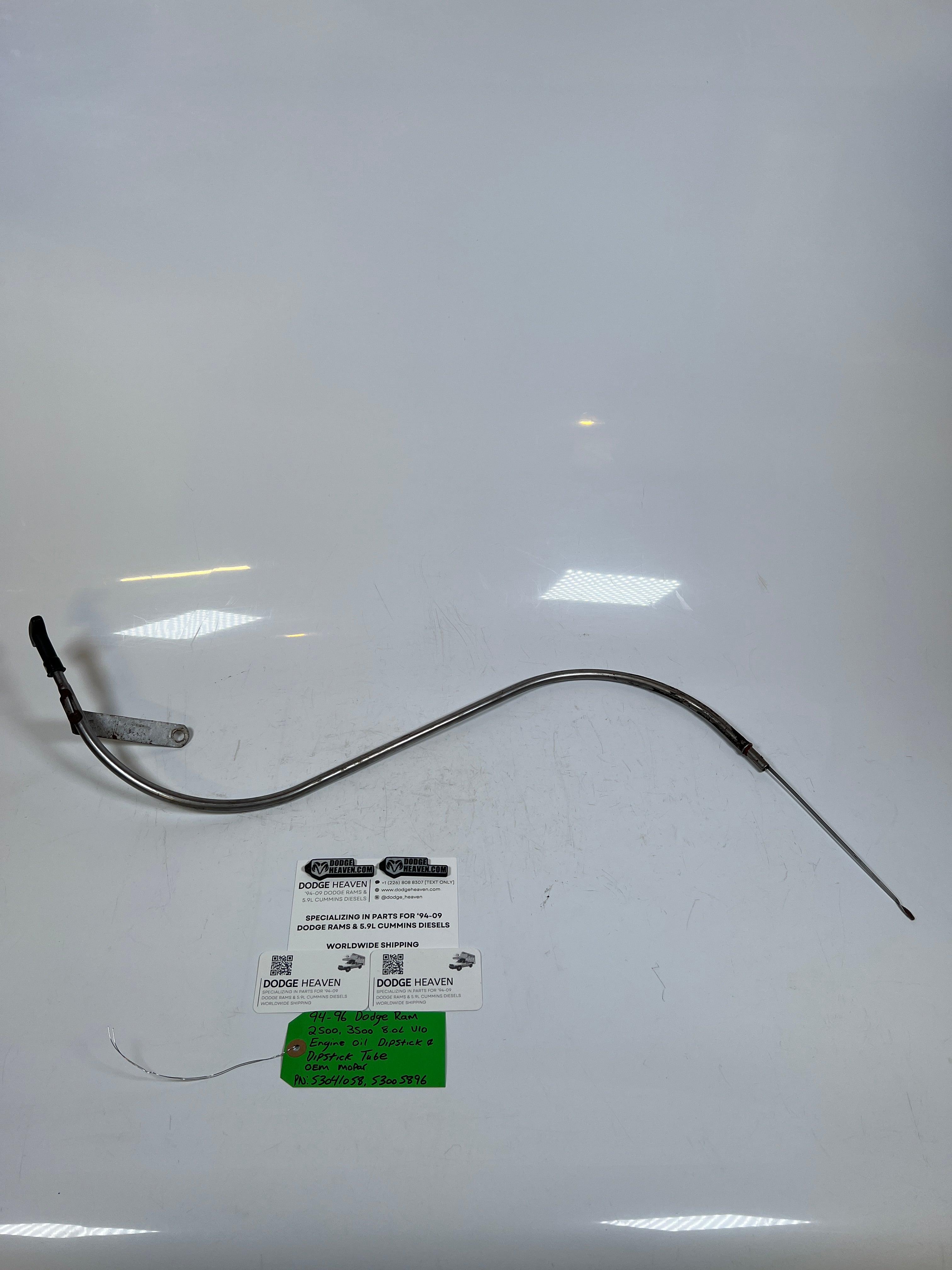 1994-1996 Dodge Ram 2500 3500 8.0l V10 Engine Oil Dipstick & Dipstick Tube
