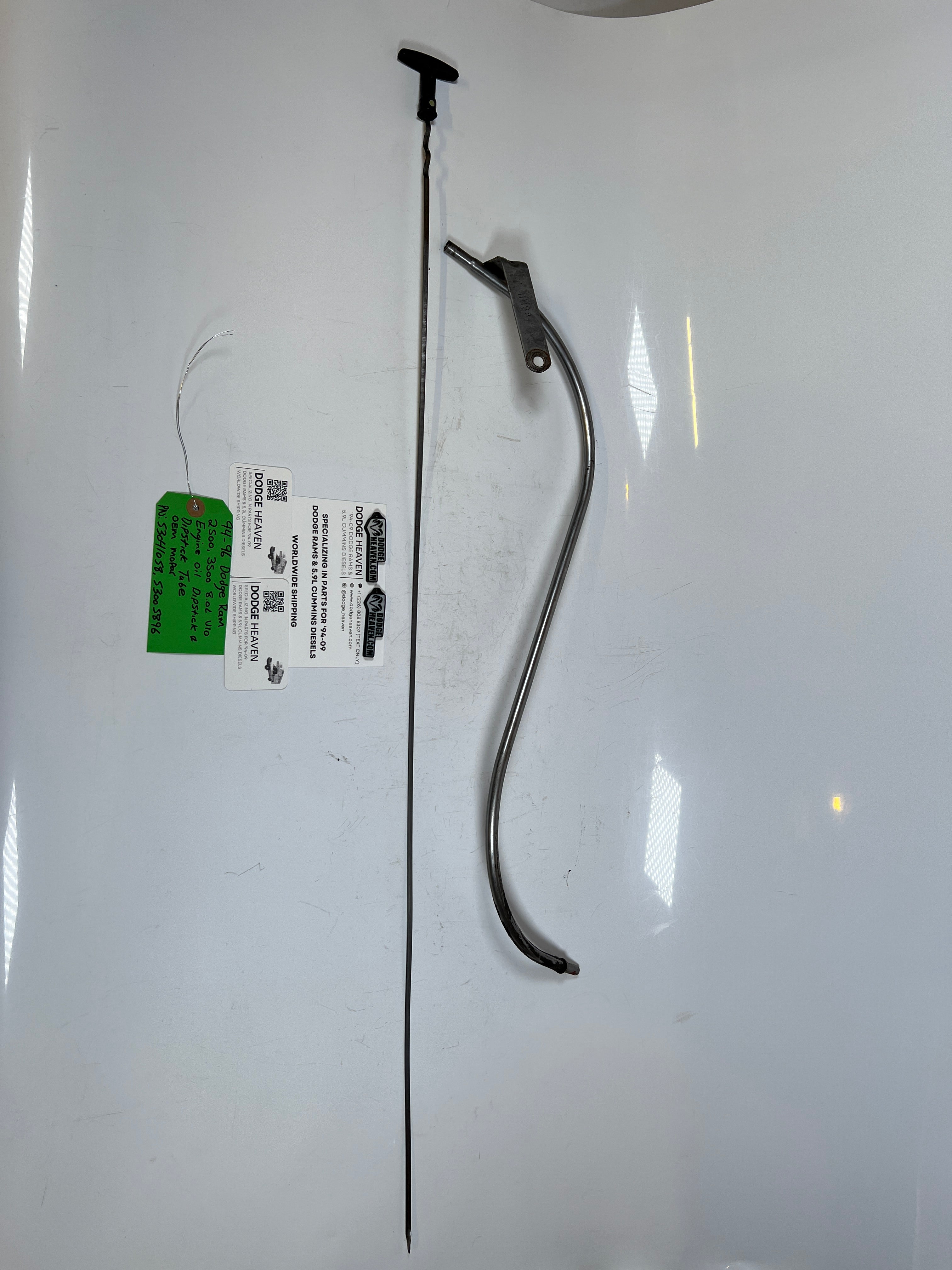 1994-1996 Dodge Ram 2500 3500 8.0l V10 Engine Oil Dipstick & Dipstick Tube