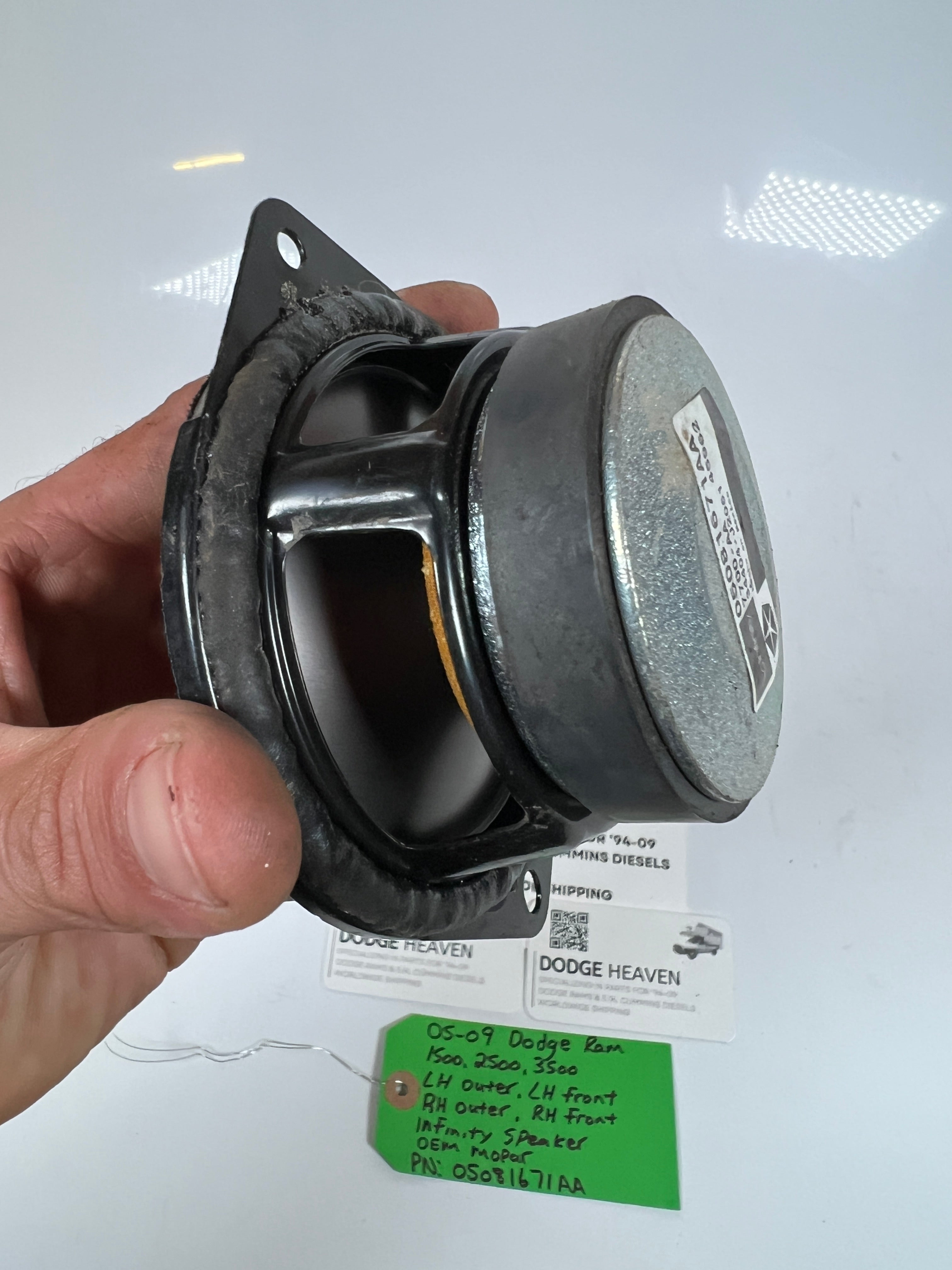 2005-2009 Dodge Ram 1500-3500 Infinity Front Speaker