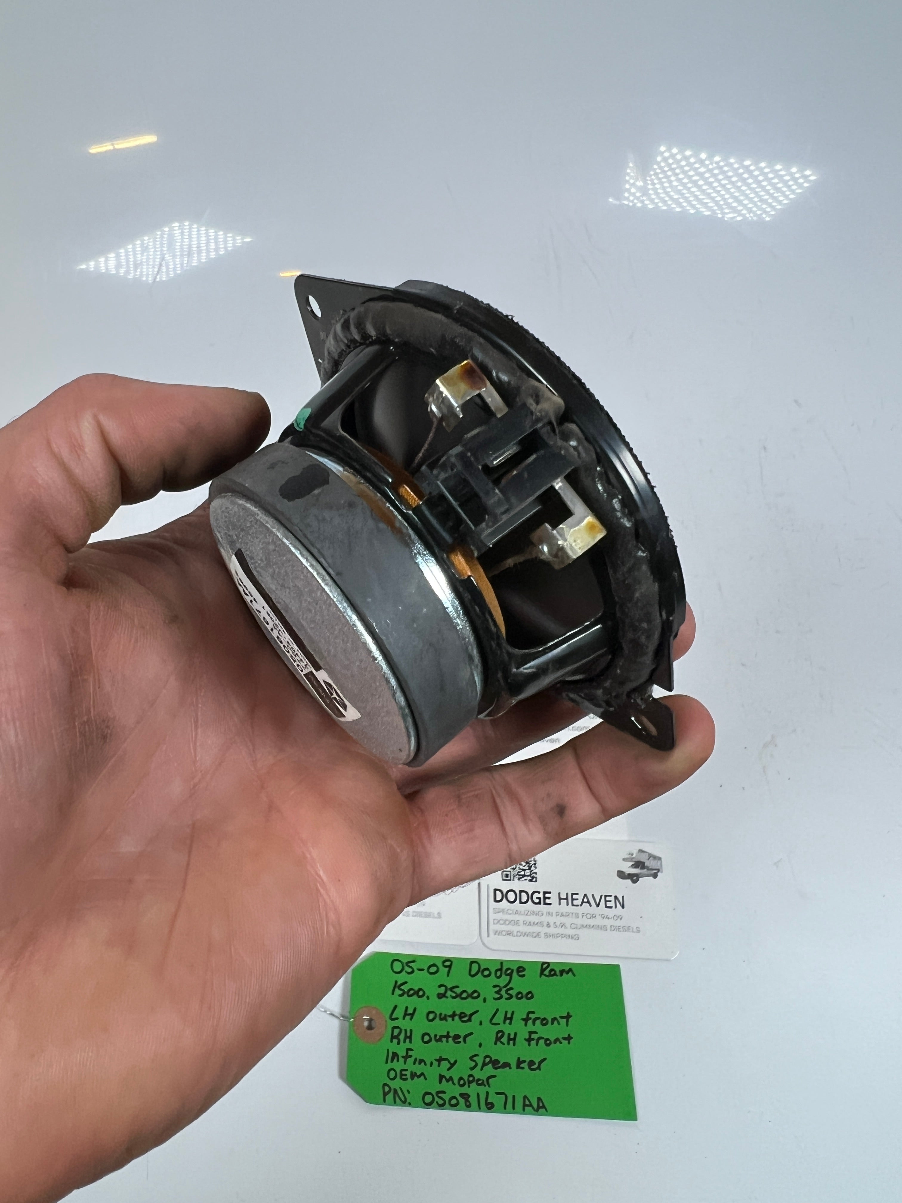 2005-2009 Dodge Ram 1500-3500 Infinity Front Speaker