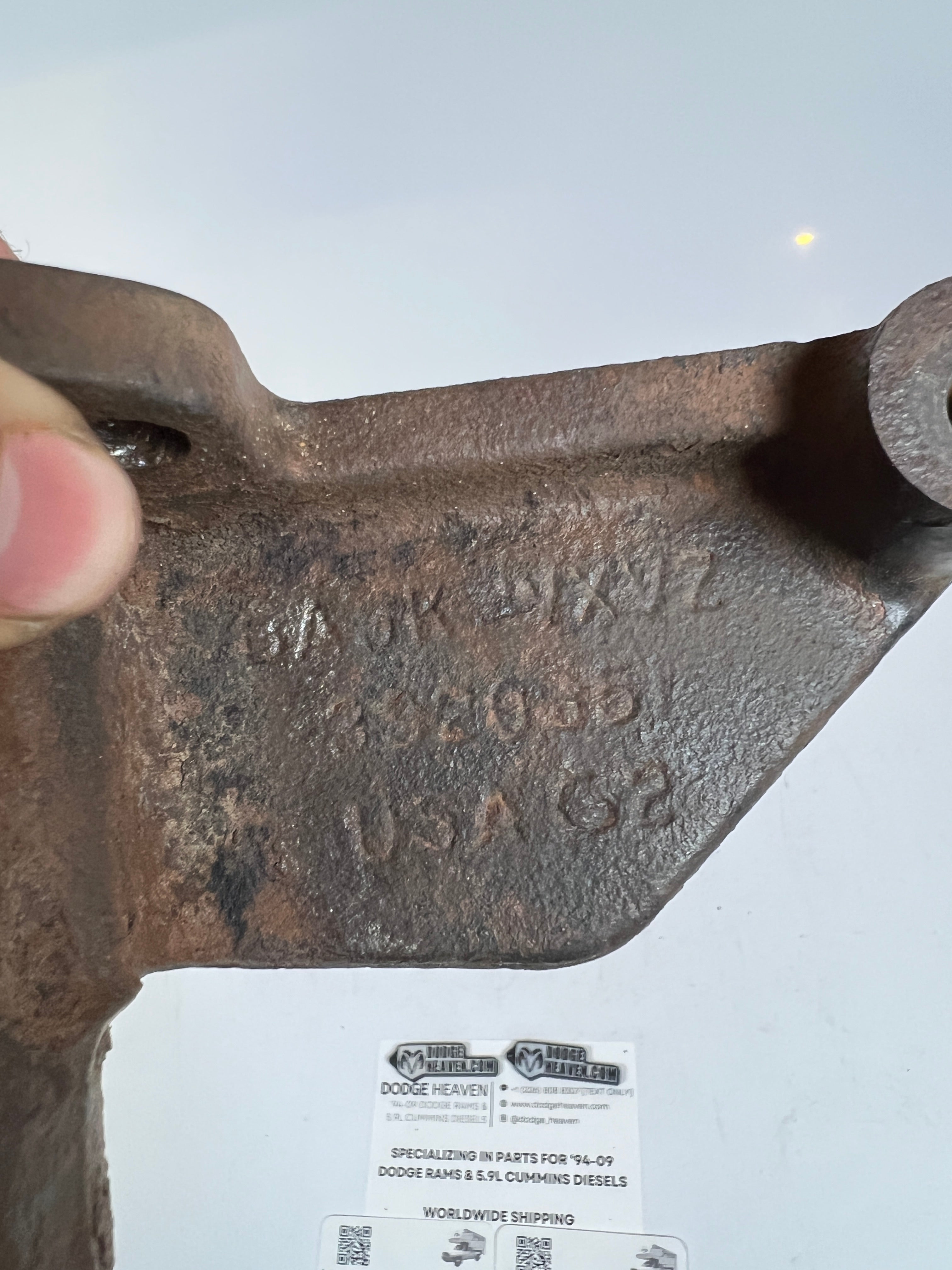 1991-2002 Dodge Ram 12V / 24V 5.9L 2500 3500 A/C Alternator Bracket Cummins (OEM)