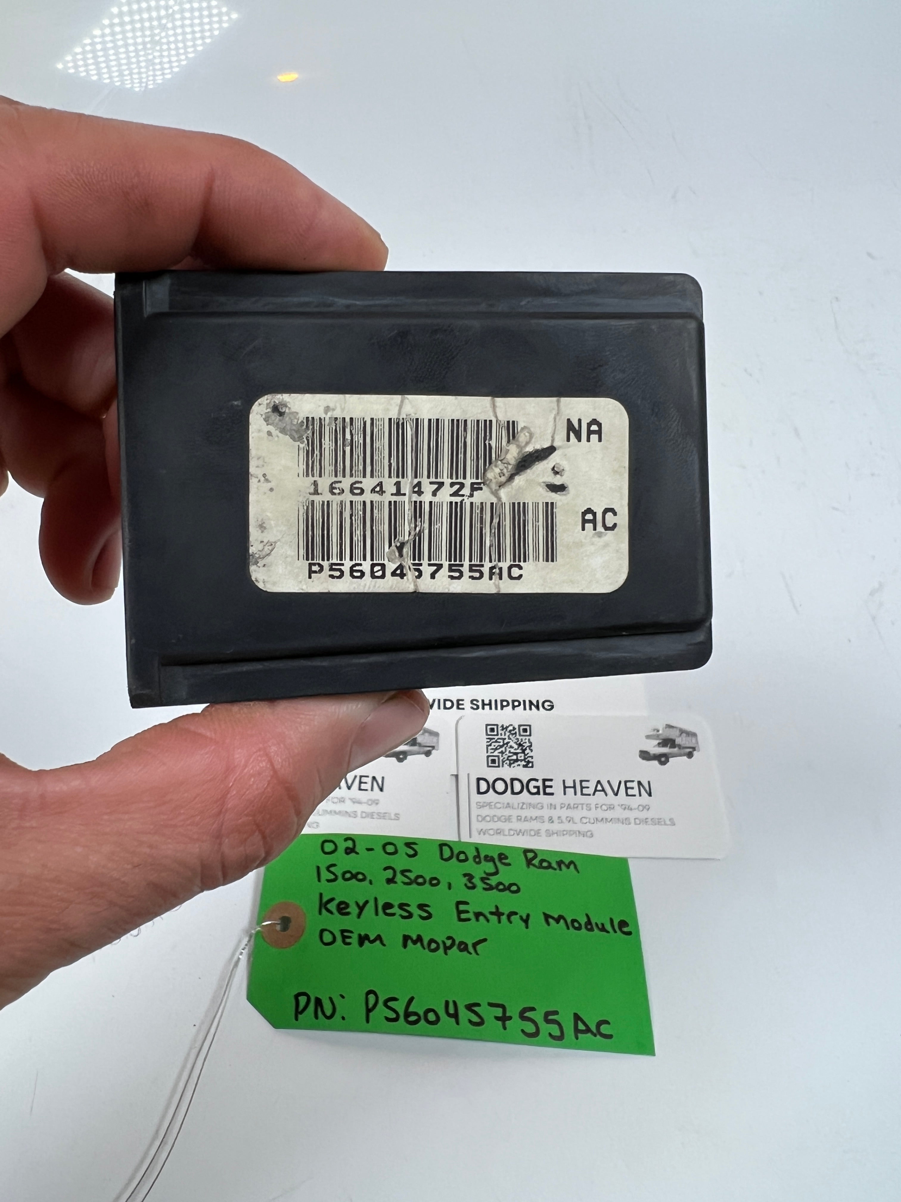2002-2005 Dodge Ram 1500-3500 Keyless Entry Receiver Module