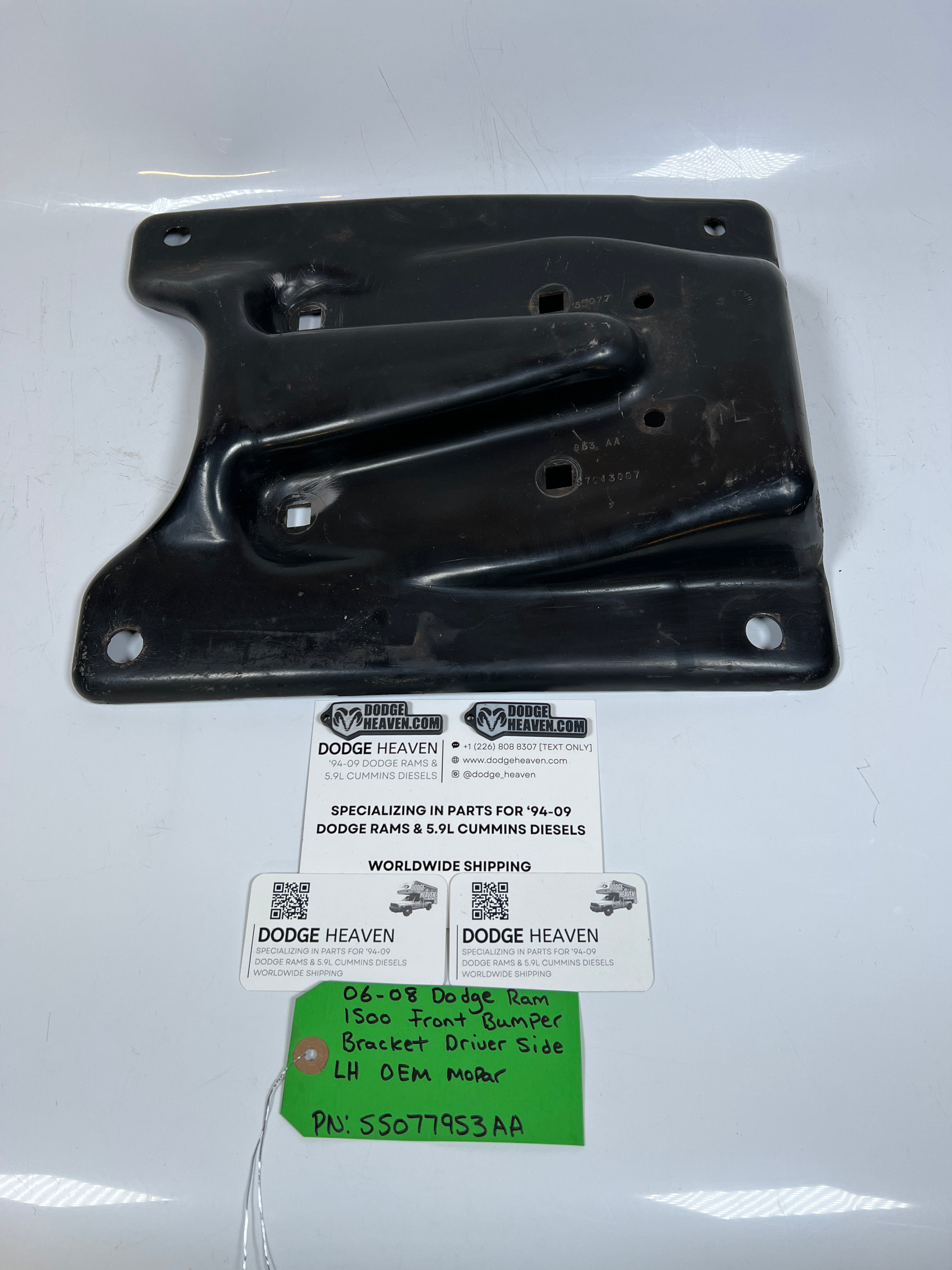2006-2008 Dodge Ram 1500 Front Bumper Bracket Driver Side LH