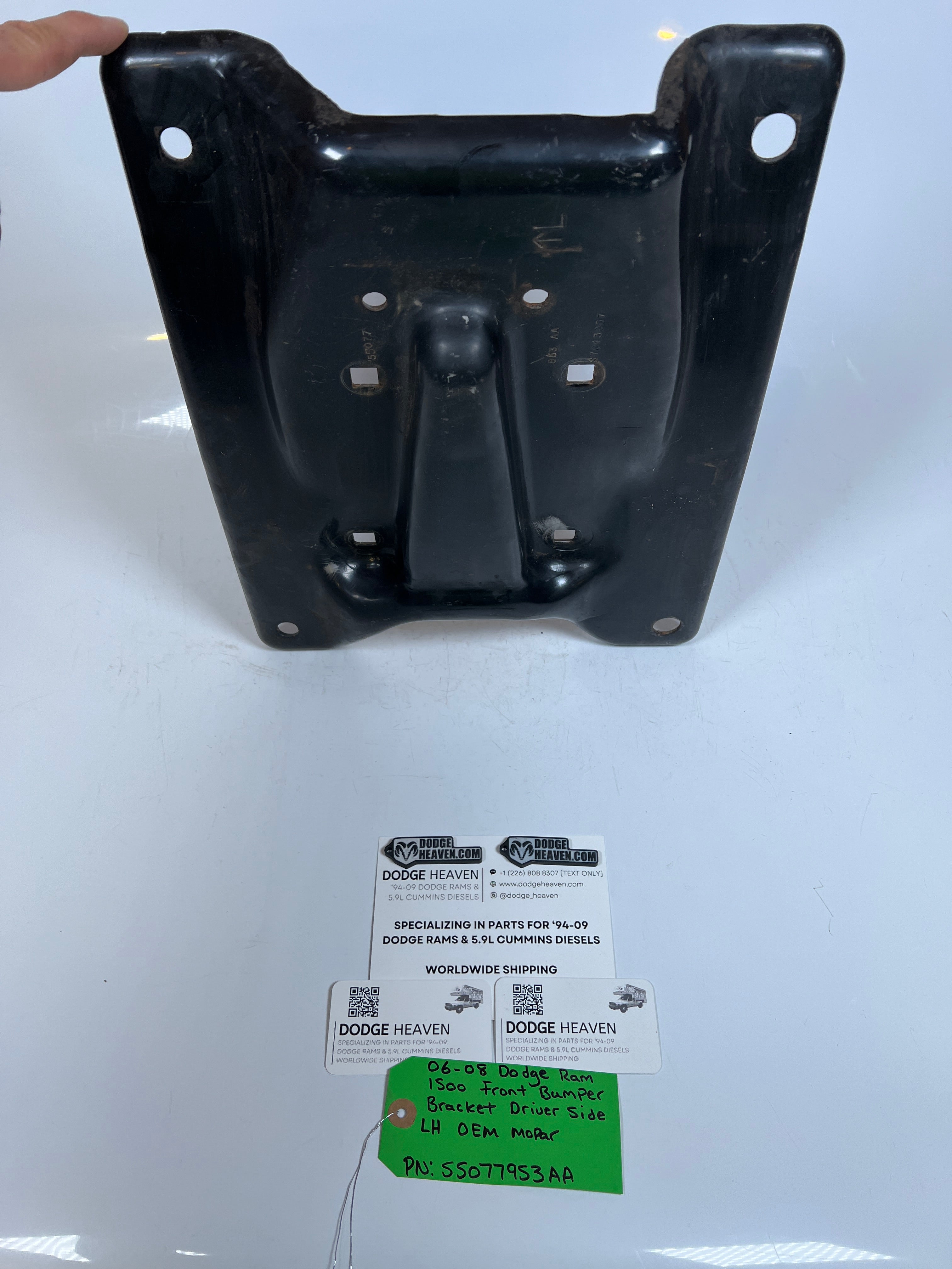 2006-2008 Dodge Ram 1500 Front Bumper Bracket Driver Side LH