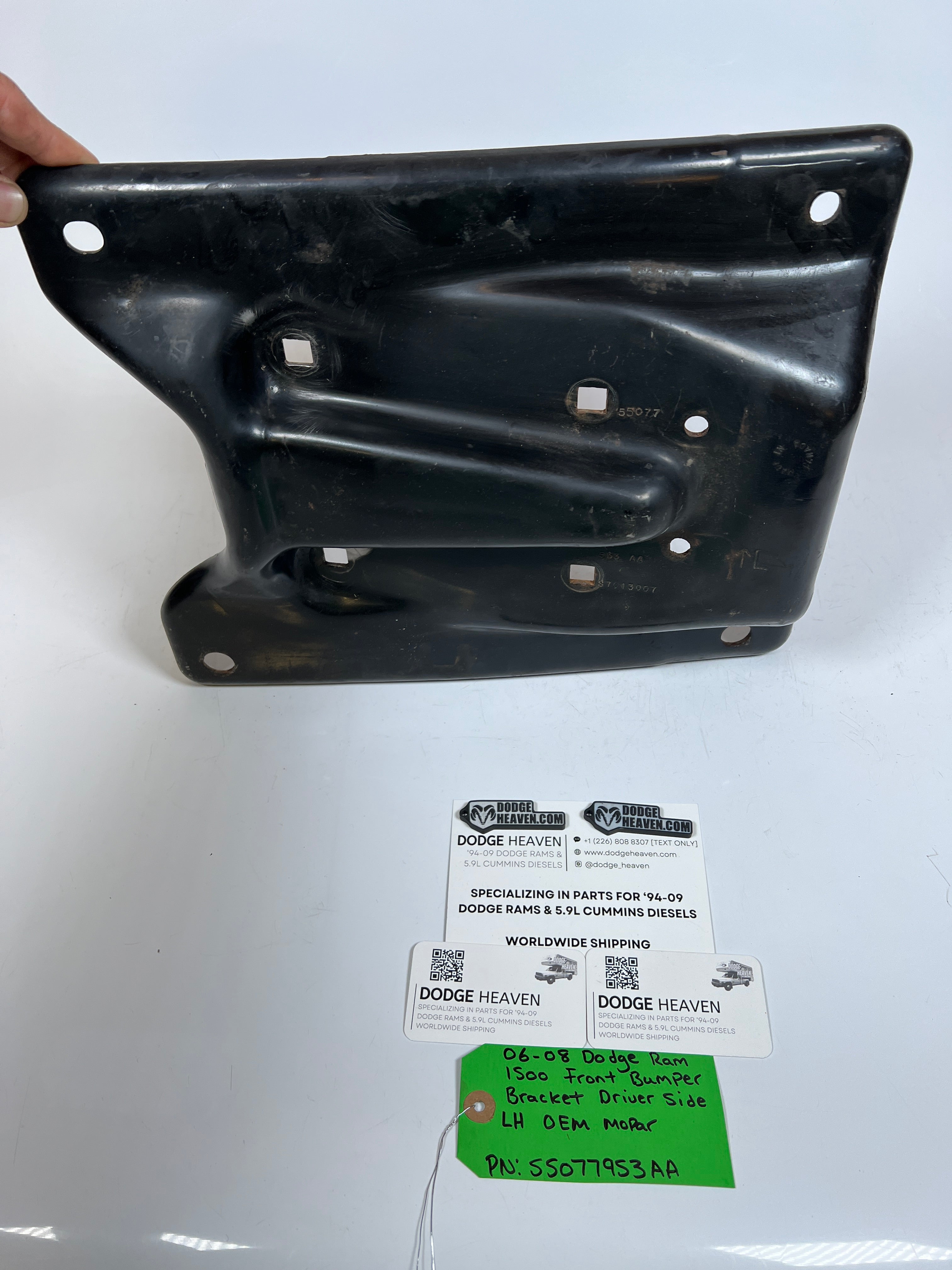 2006-2008 Dodge Ram 1500 Front Bumper Bracket Driver Side LH