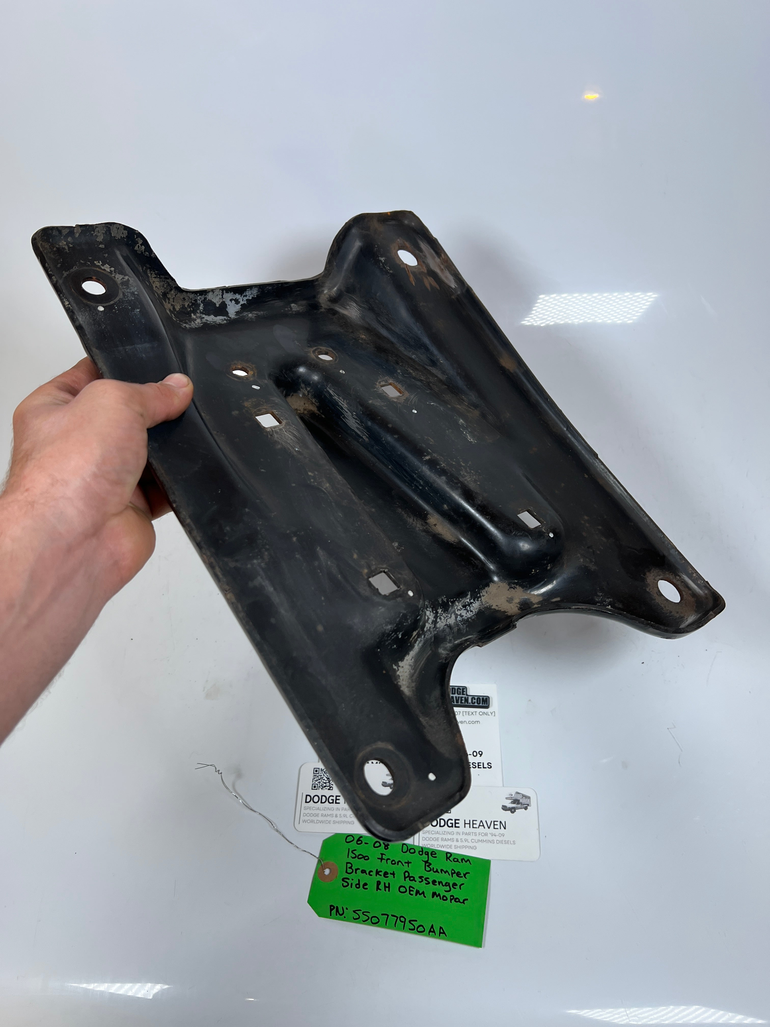 2006-2008 Dodge Ram 1500 Front Bumper Bracket Passenger Side RH