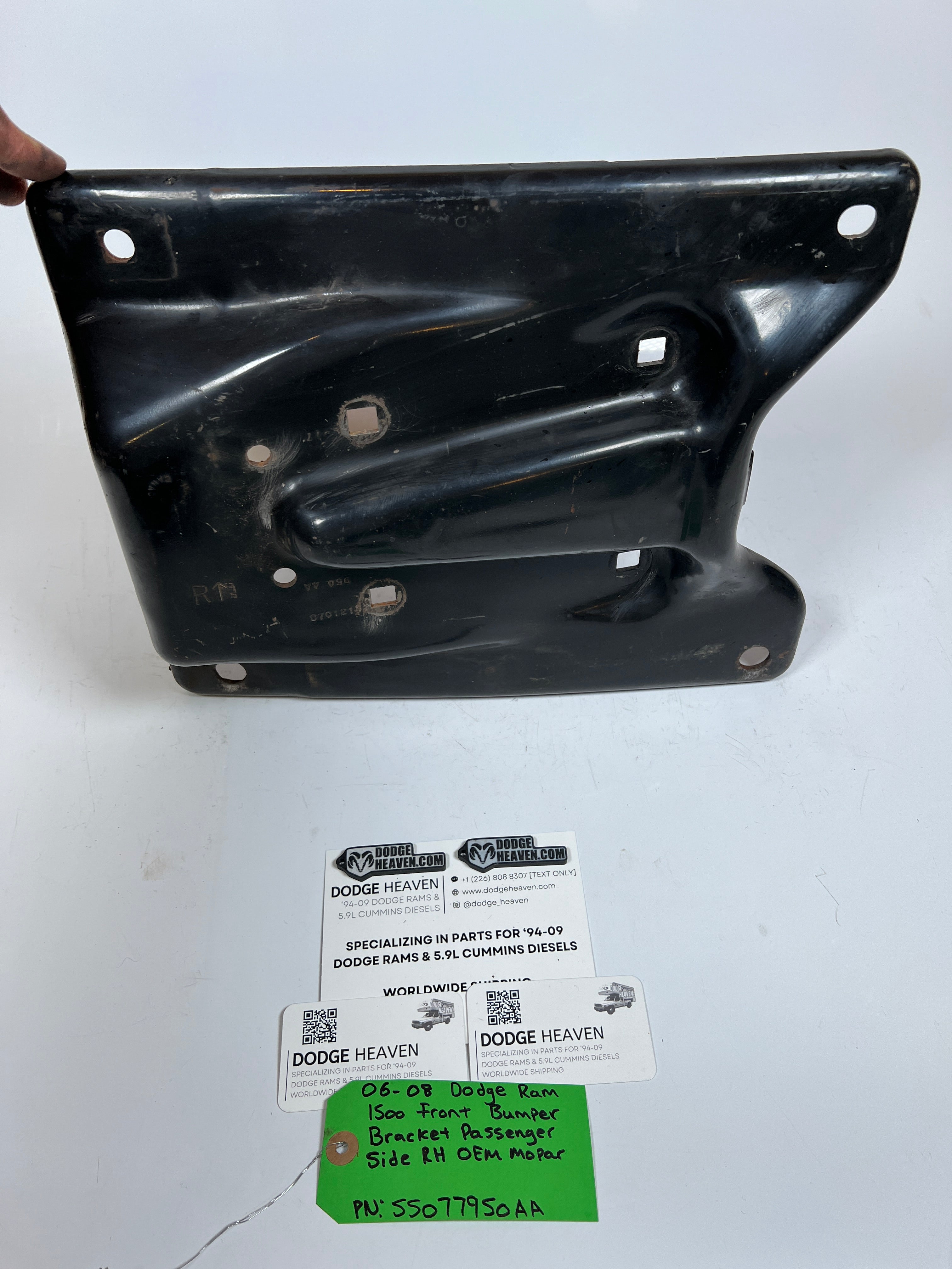 2006-2008 Dodge Ram 1500 Front Bumper Bracket Passenger Side RH