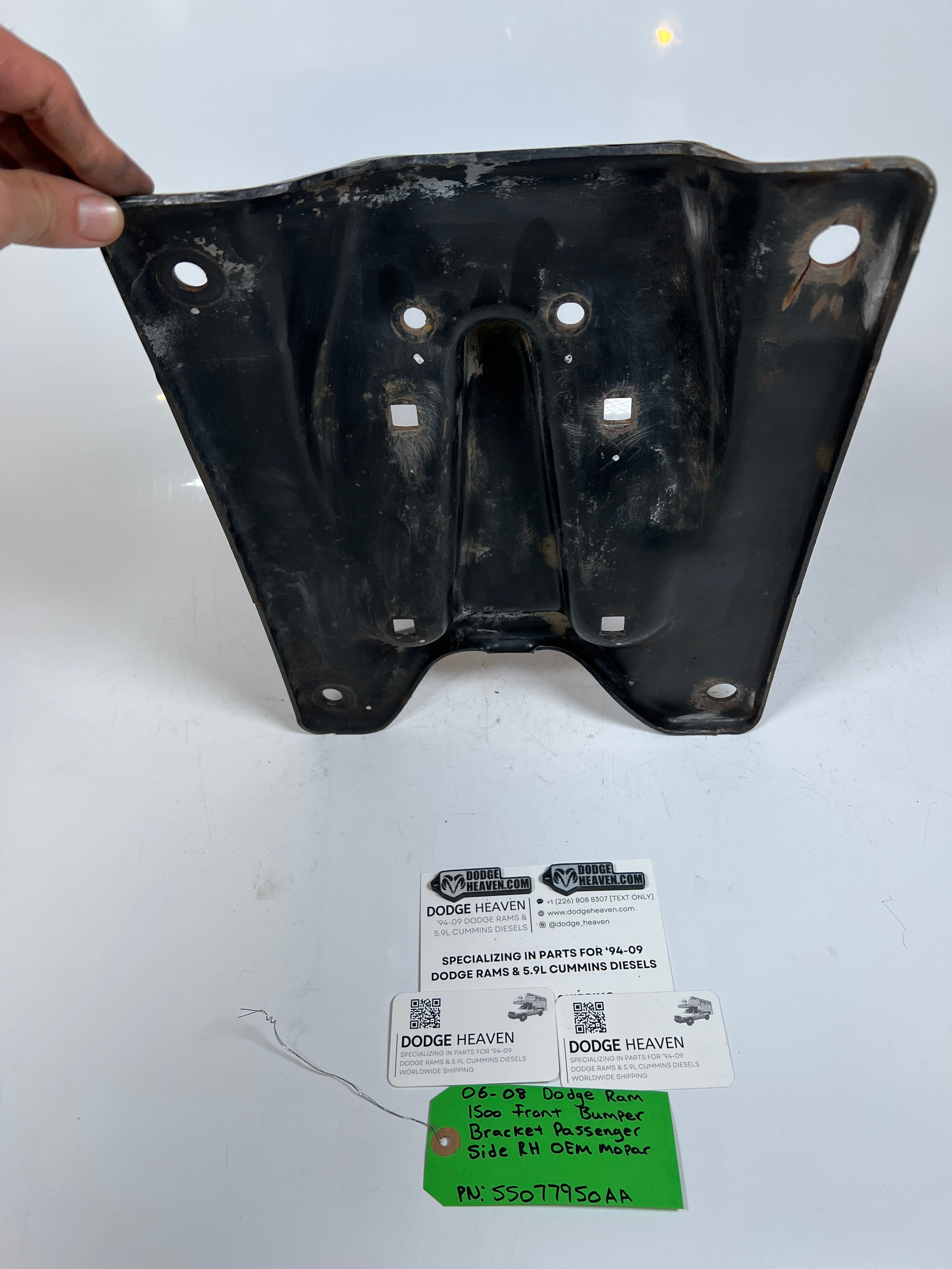 2006-2008 Dodge Ram 1500 Front Bumper Bracket Passenger Side RH