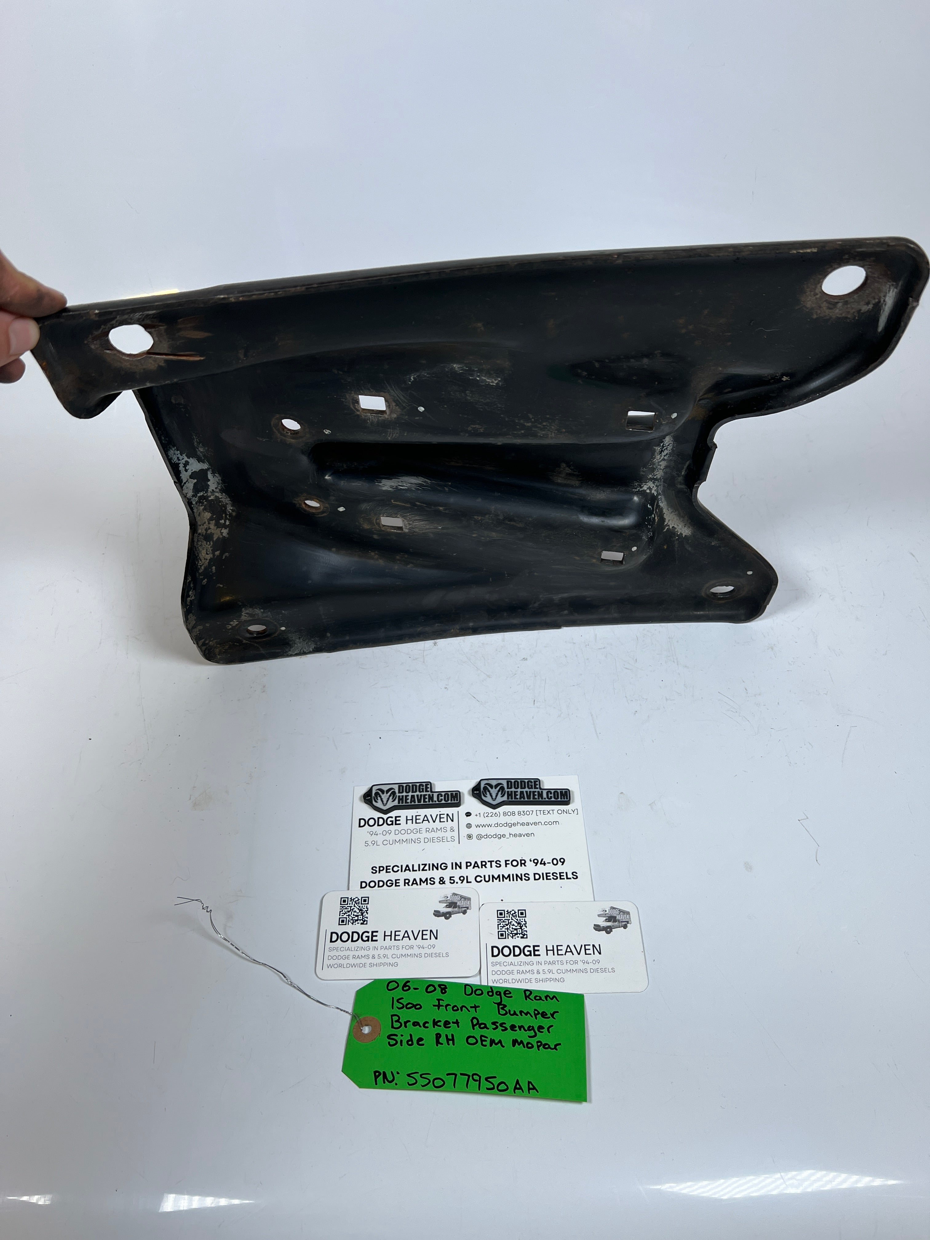 2006-2008 Dodge Ram 1500 Front Bumper Bracket Passenger Side RH