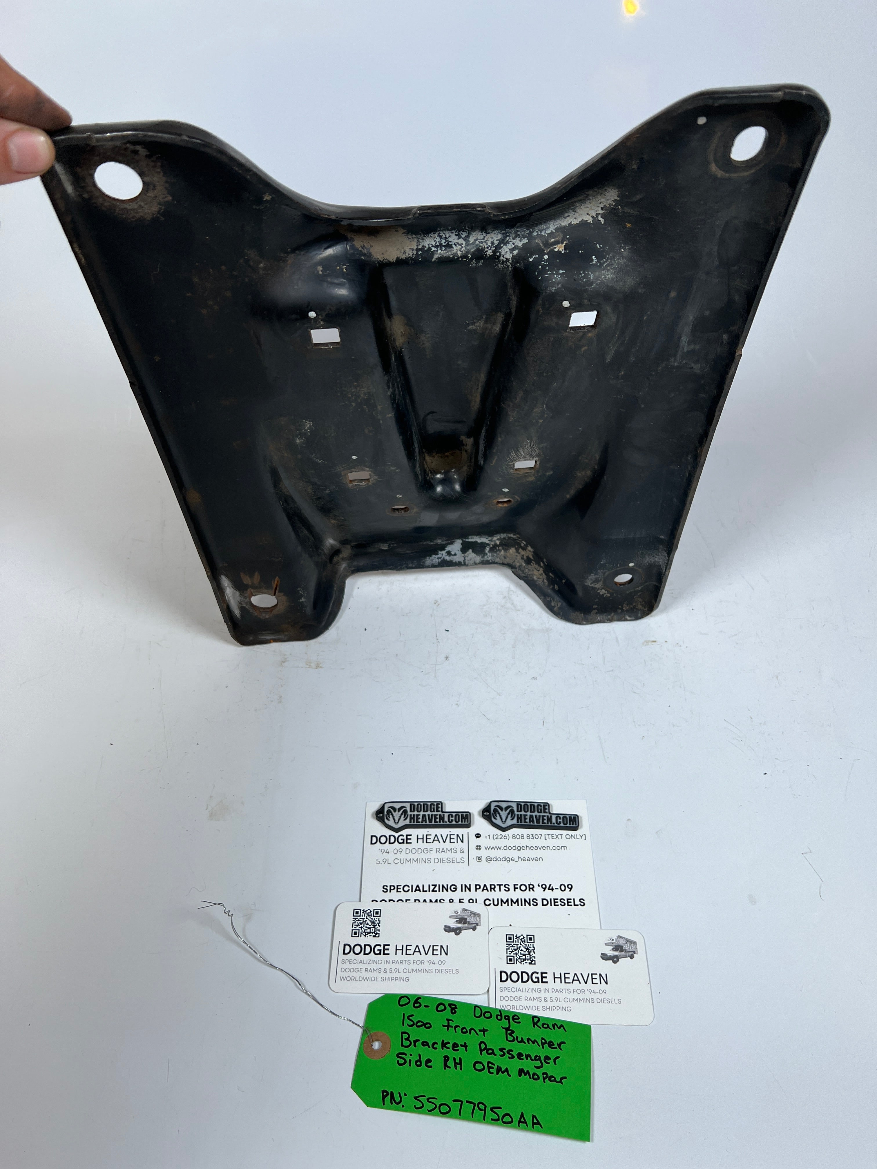 2006-2008 Dodge Ram 1500 Front Bumper Bracket Passenger Side RH