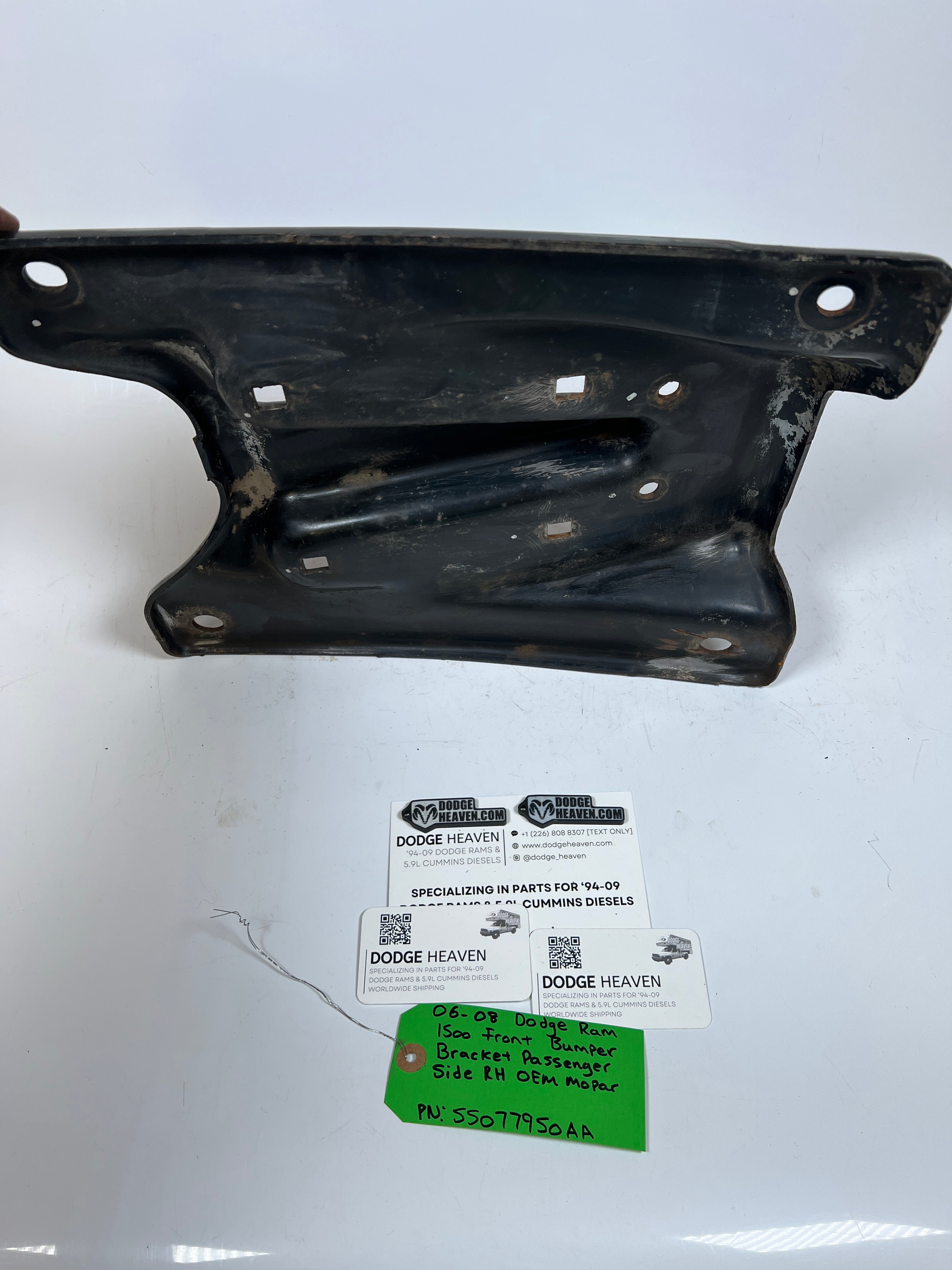 2006-2008 Dodge Ram 1500 Front Bumper Bracket Passenger Side RH