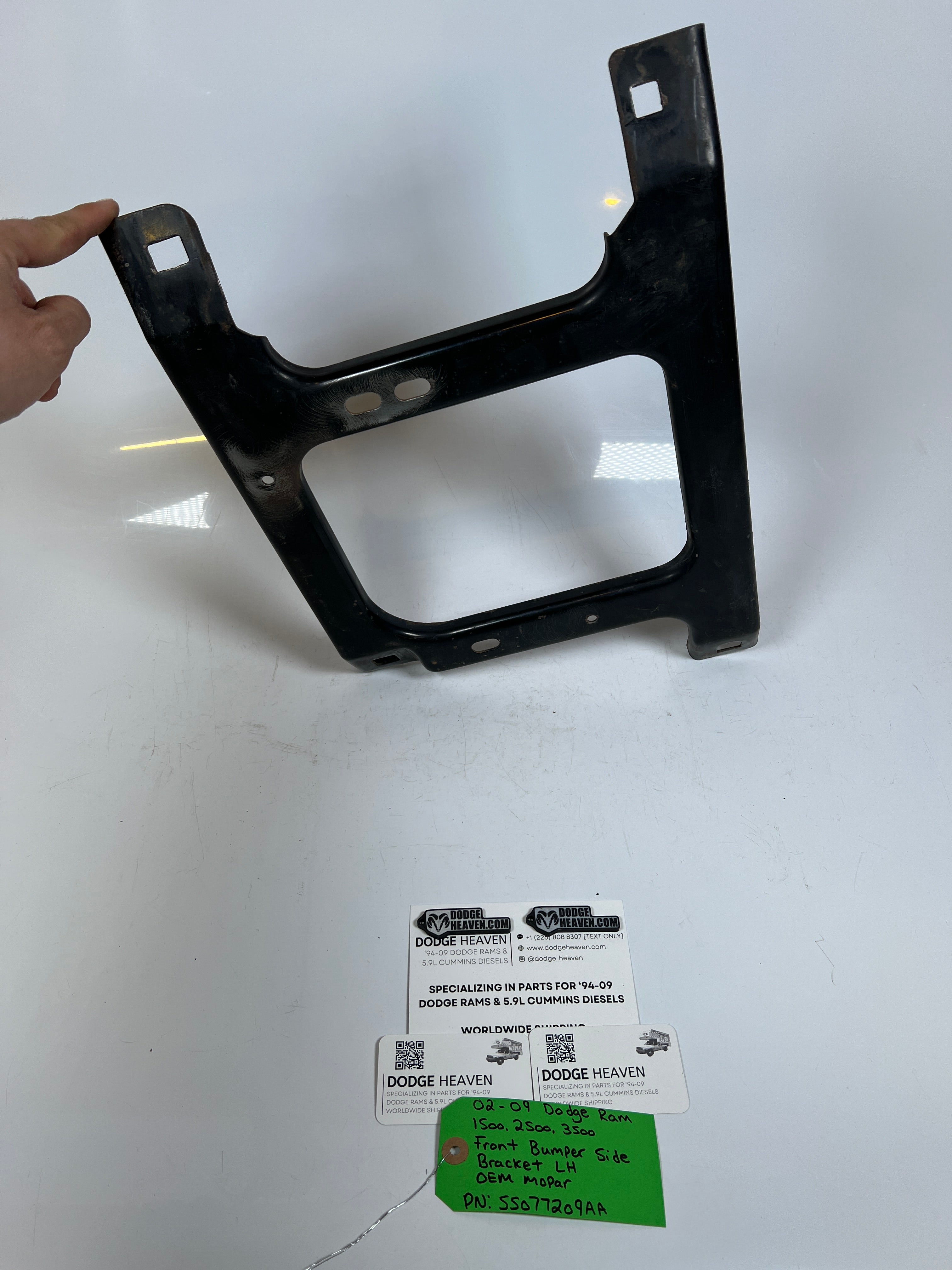 2002-2009 Dodge Ram 1500-3500 Front Bumper Side Bracket LH