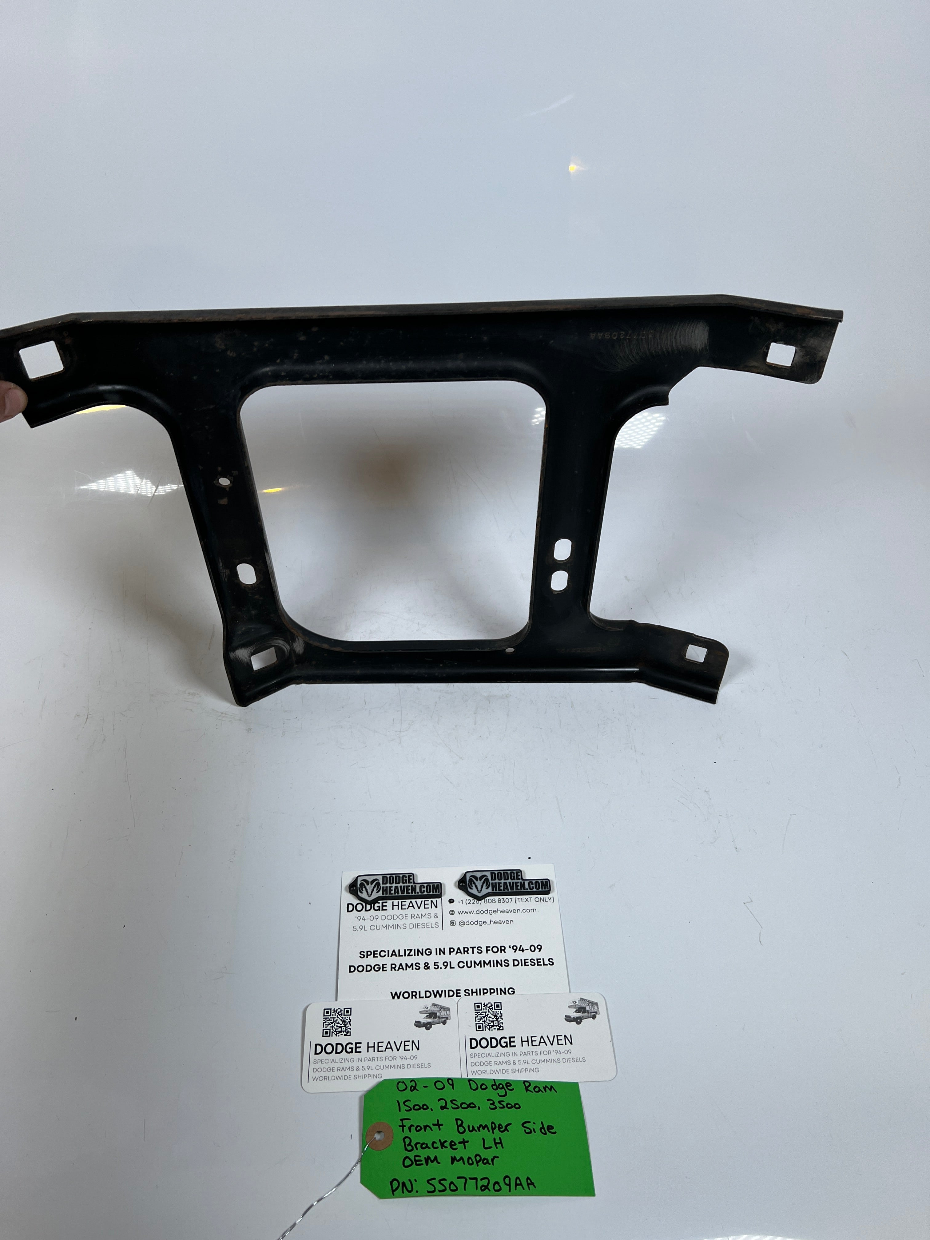 2002-2009 Dodge Ram 1500-3500 Front Bumper Side Bracket LH