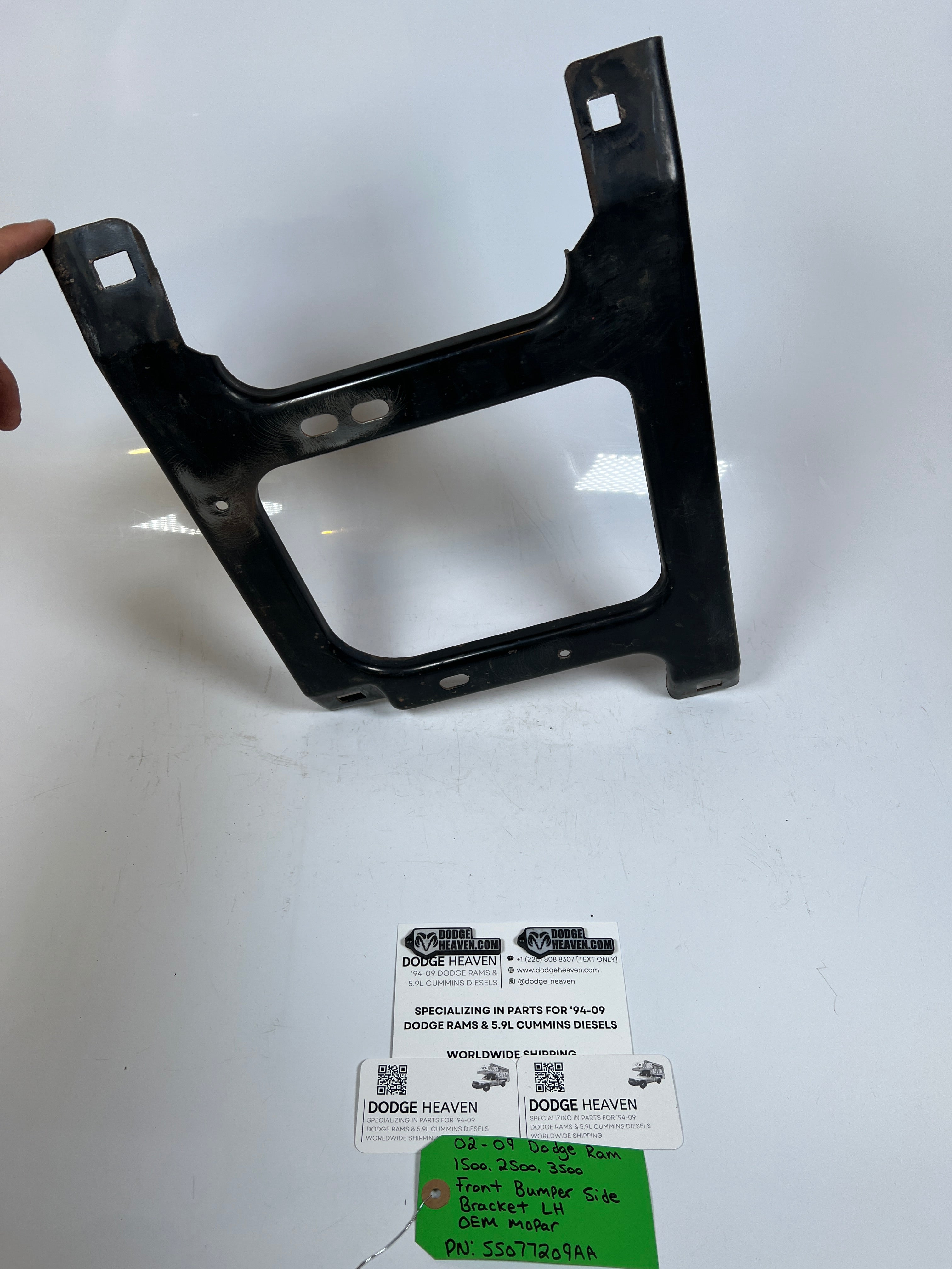2002-2009 Dodge Ram 1500-3500 Front Bumper Side Bracket LH