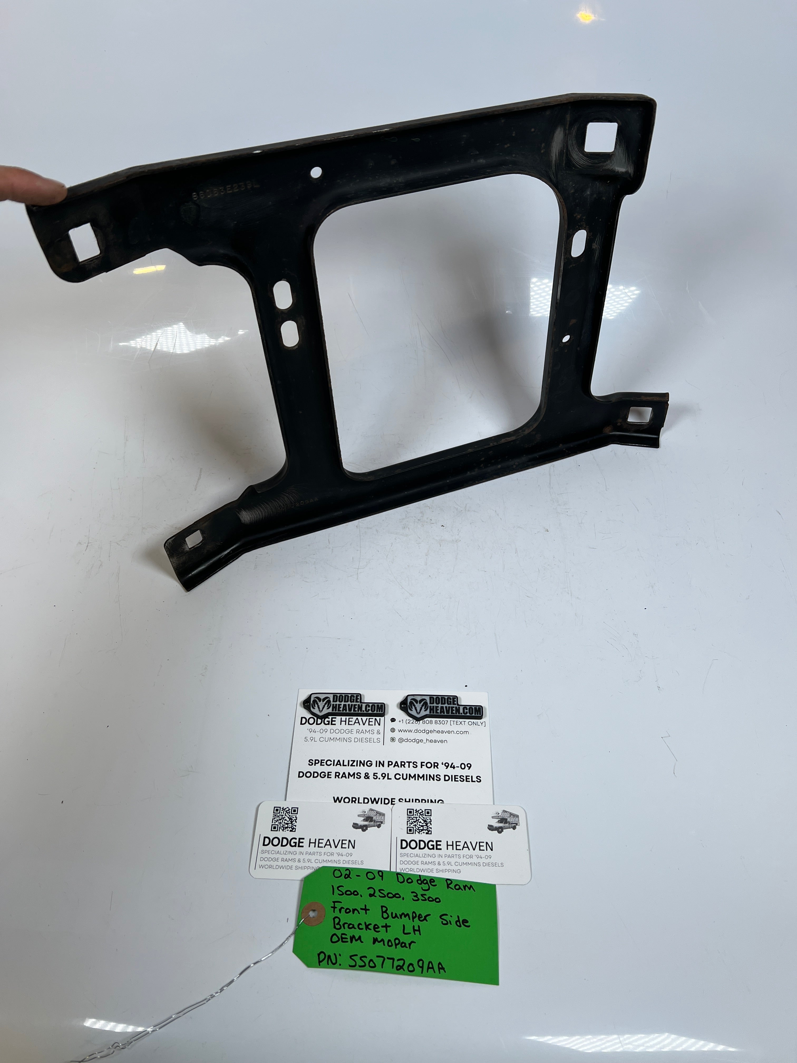 2002-2009 Dodge Ram 1500-3500 Front Bumper Side Bracket LH