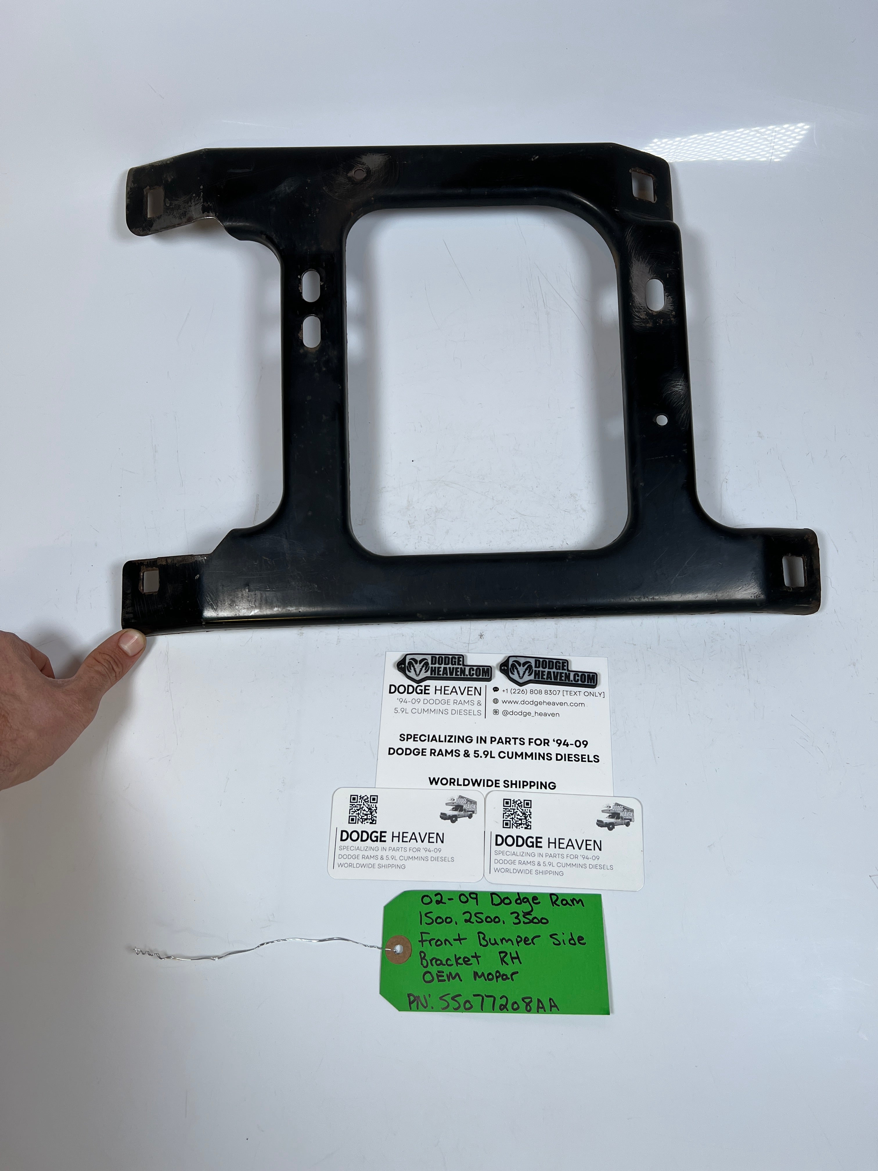 2002-2009 Dodge Ram 1500-3500 Front Bumper Side Bracket RH