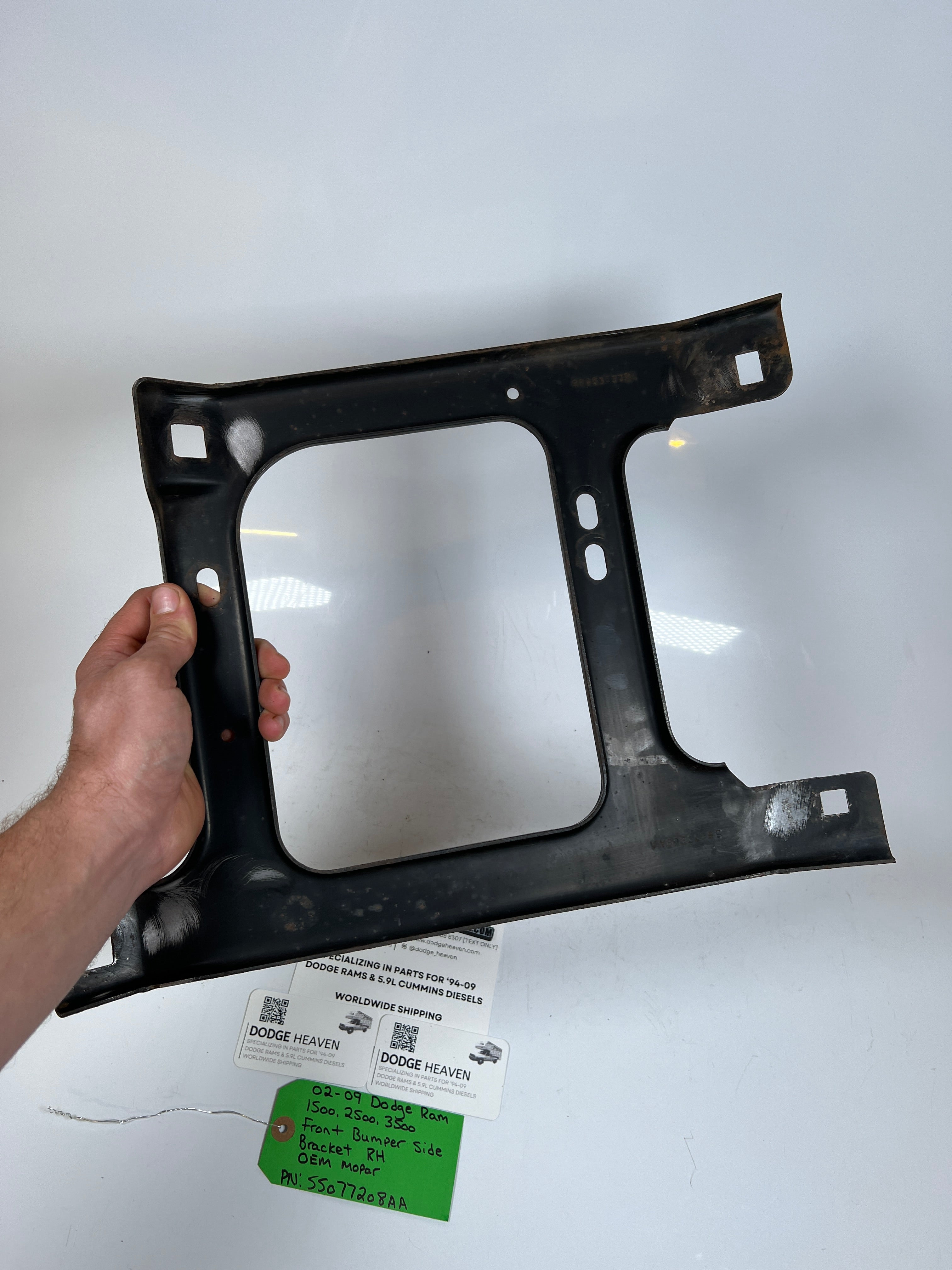 2002-2009 Dodge Ram 1500-3500 Front Bumper Side Bracket RH