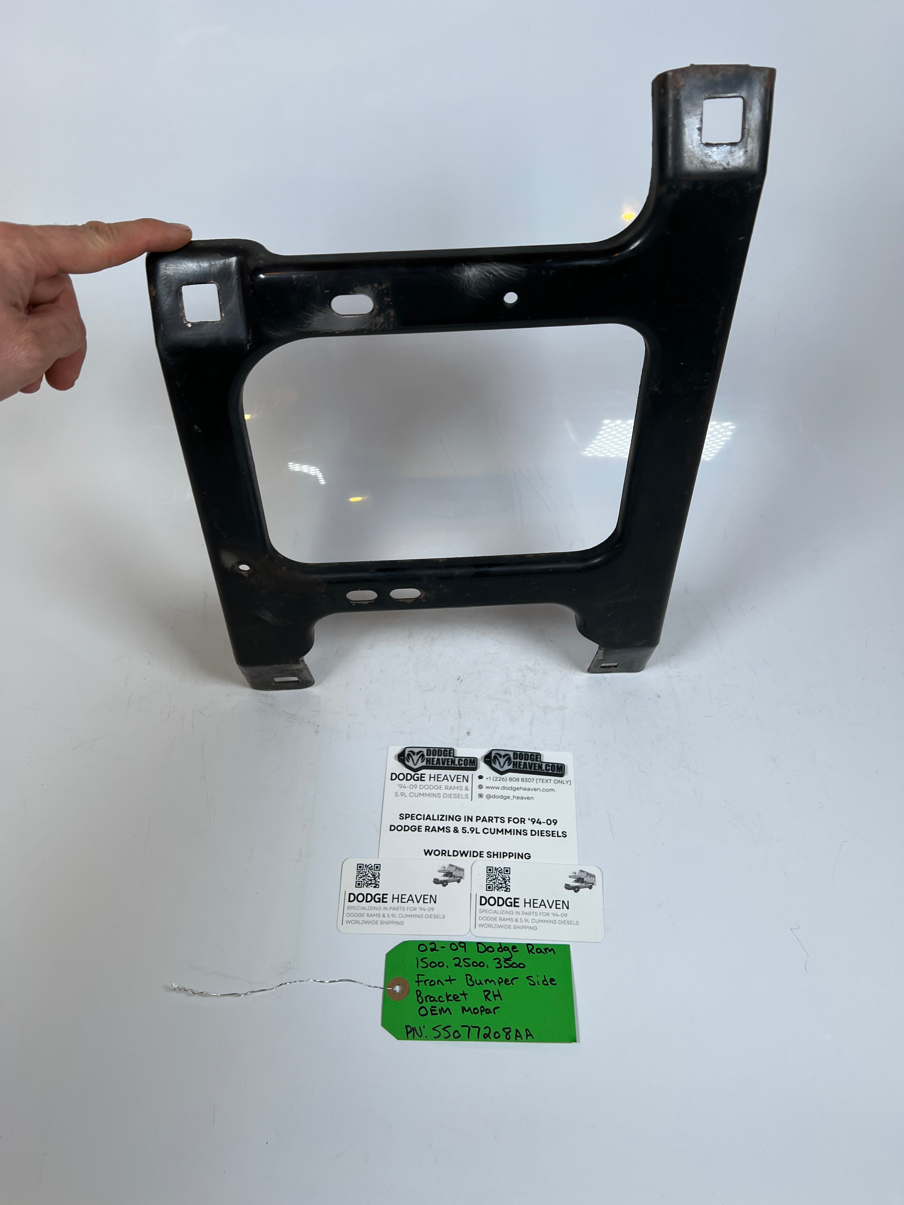 2002-2009 Dodge Ram 1500-3500 Front Bumper Side Bracket RH