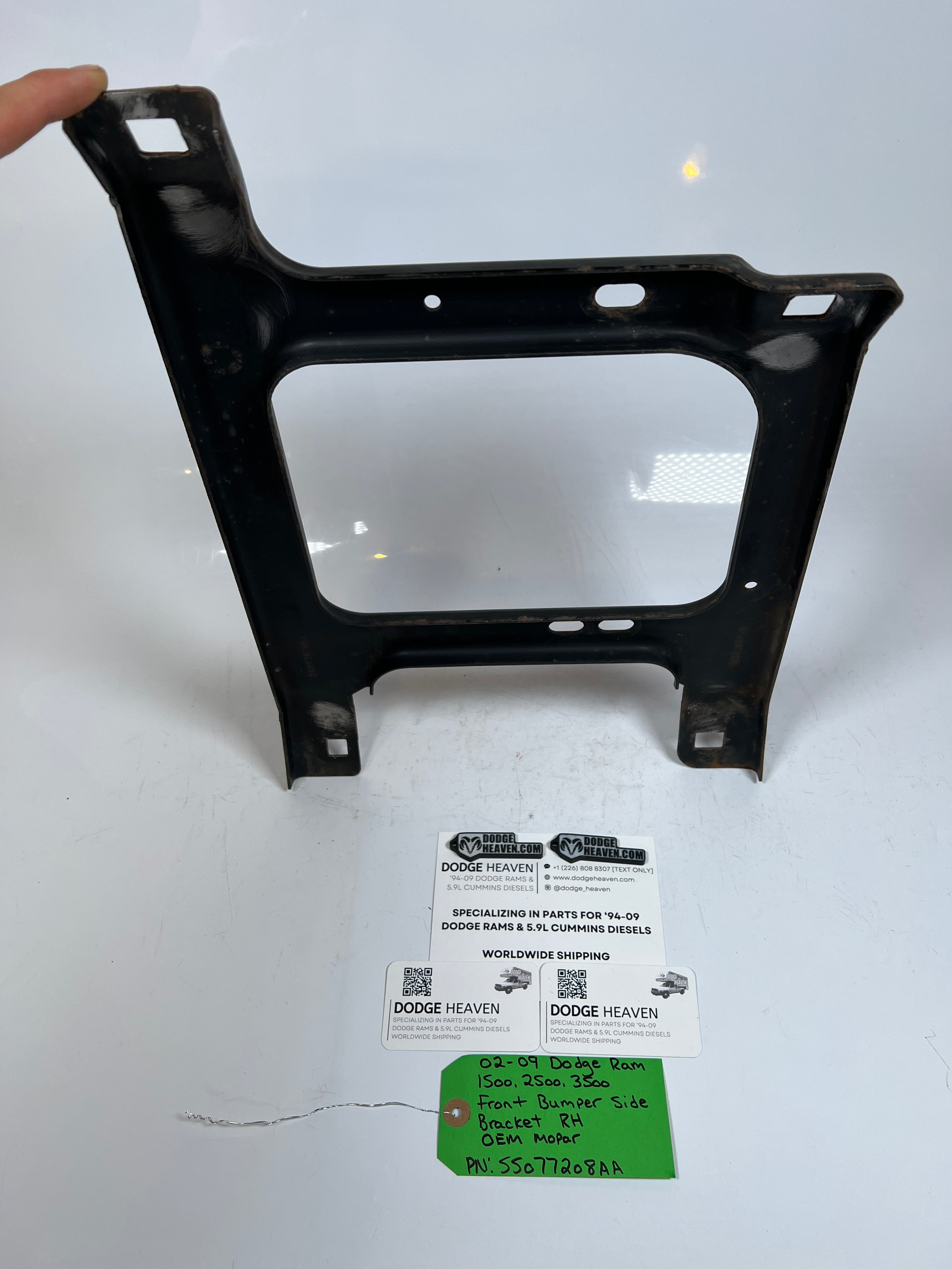 2002-2009 Dodge Ram 1500-3500 Front Bumper Side Bracket RH