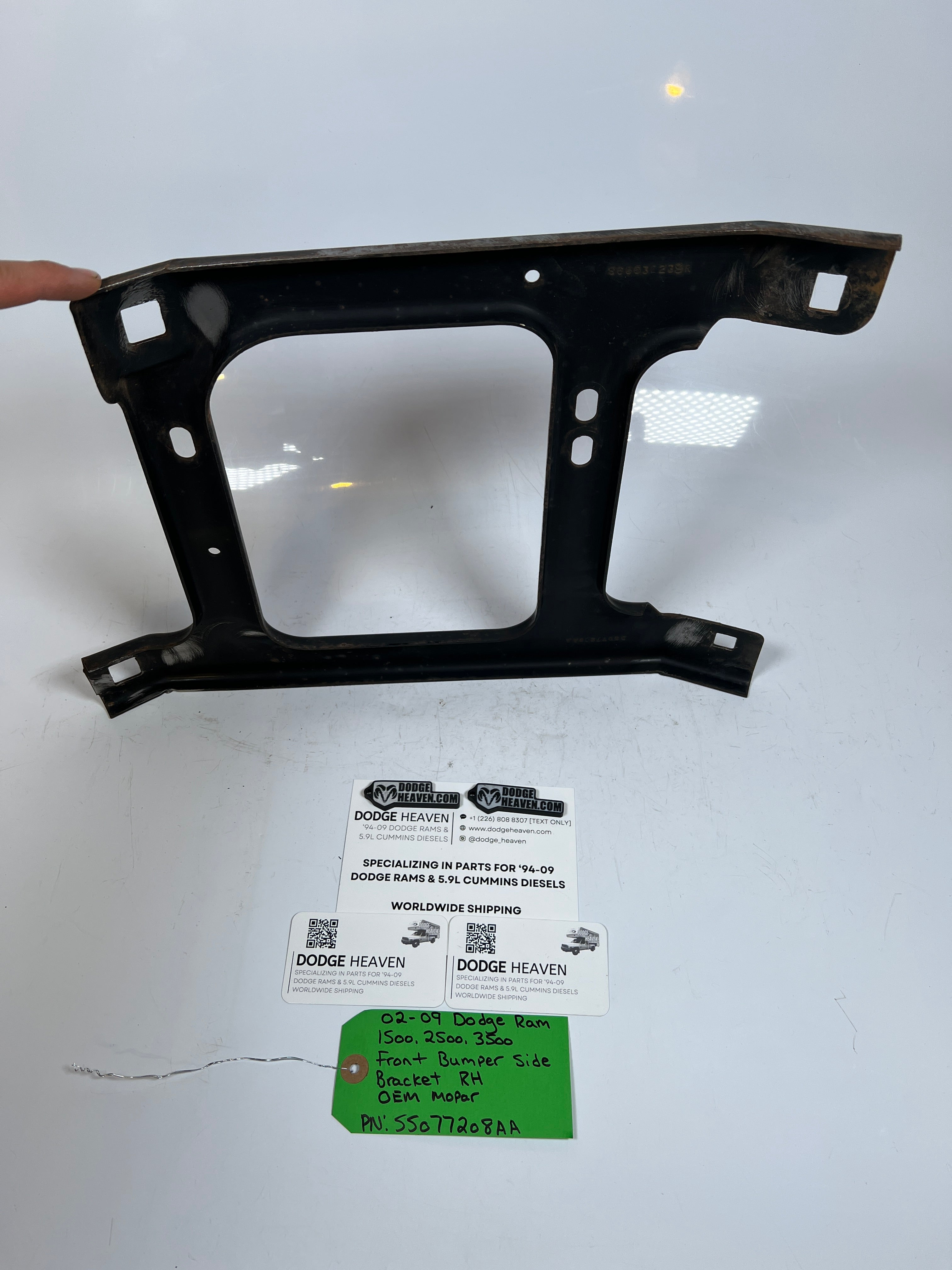 2002-2009 Dodge Ram 1500-3500 Front Bumper Side Bracket RH