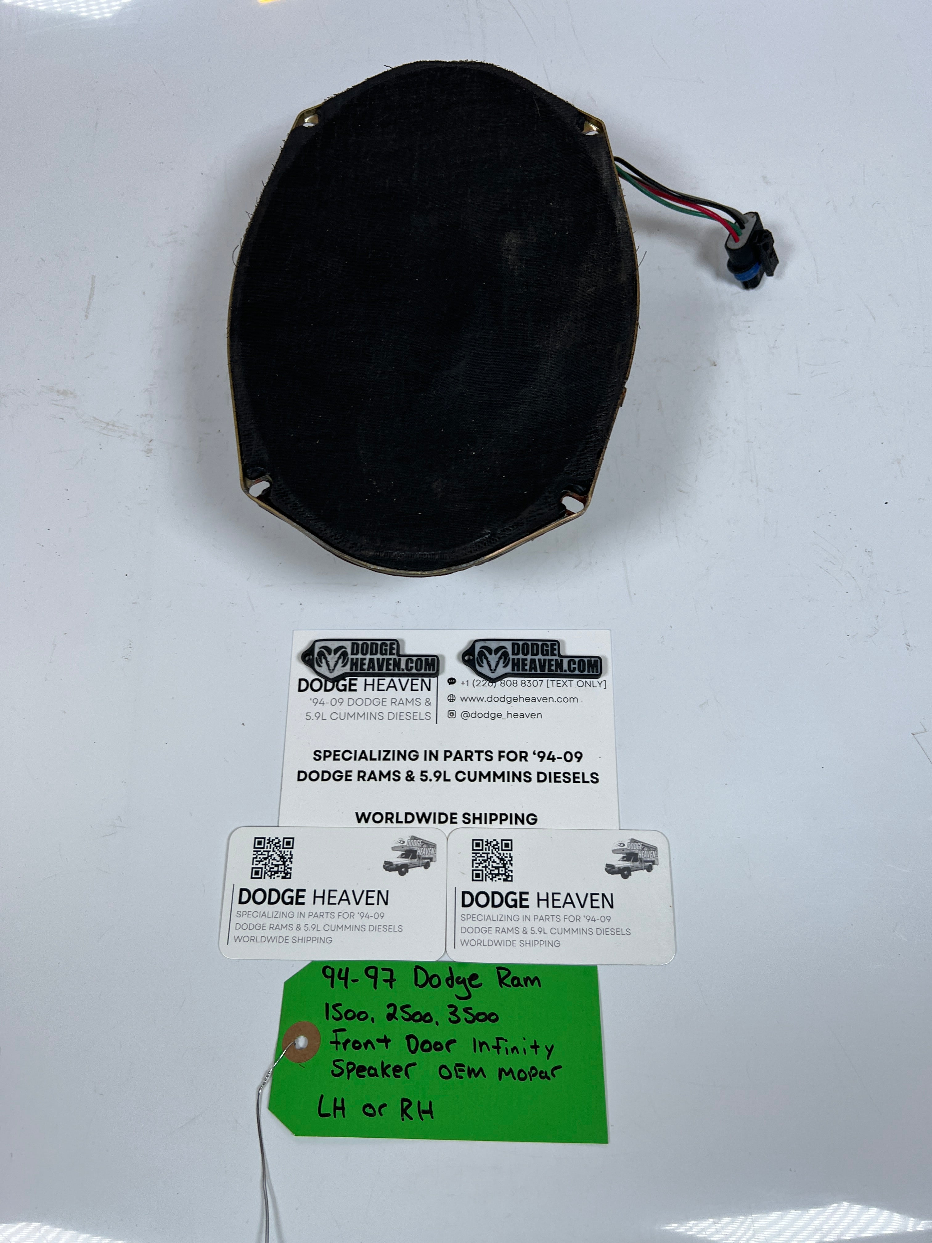 1994-1997 Dodge Ram 1500-3500 Infinity Front Door Speaker LH or RH