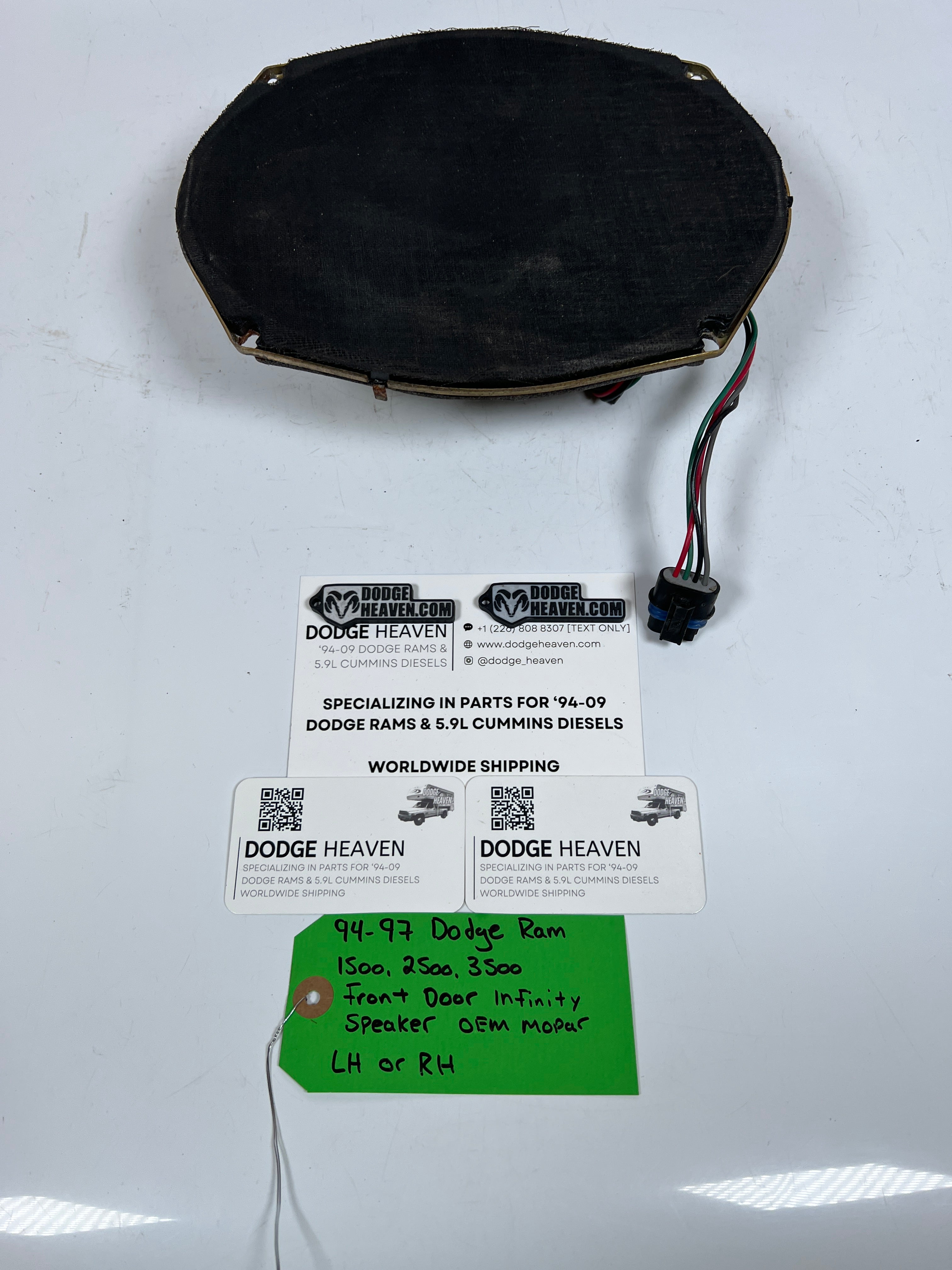 1994-1997 Dodge Ram 1500-3500 Infinity Front Door Speaker LH or RH