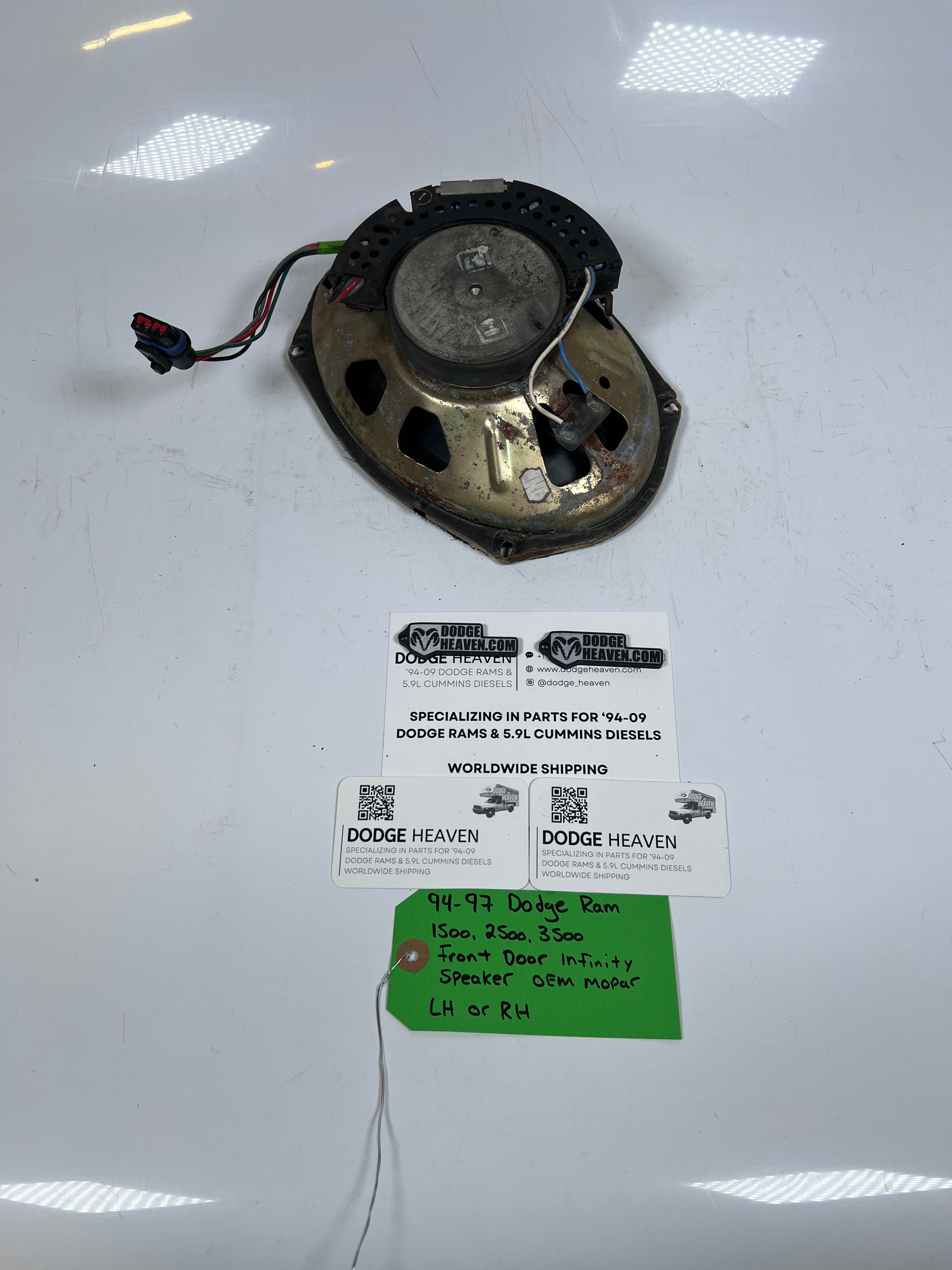 1994-1997 Dodge Ram 1500-3500 Infinity Front Door Speaker LH or RH