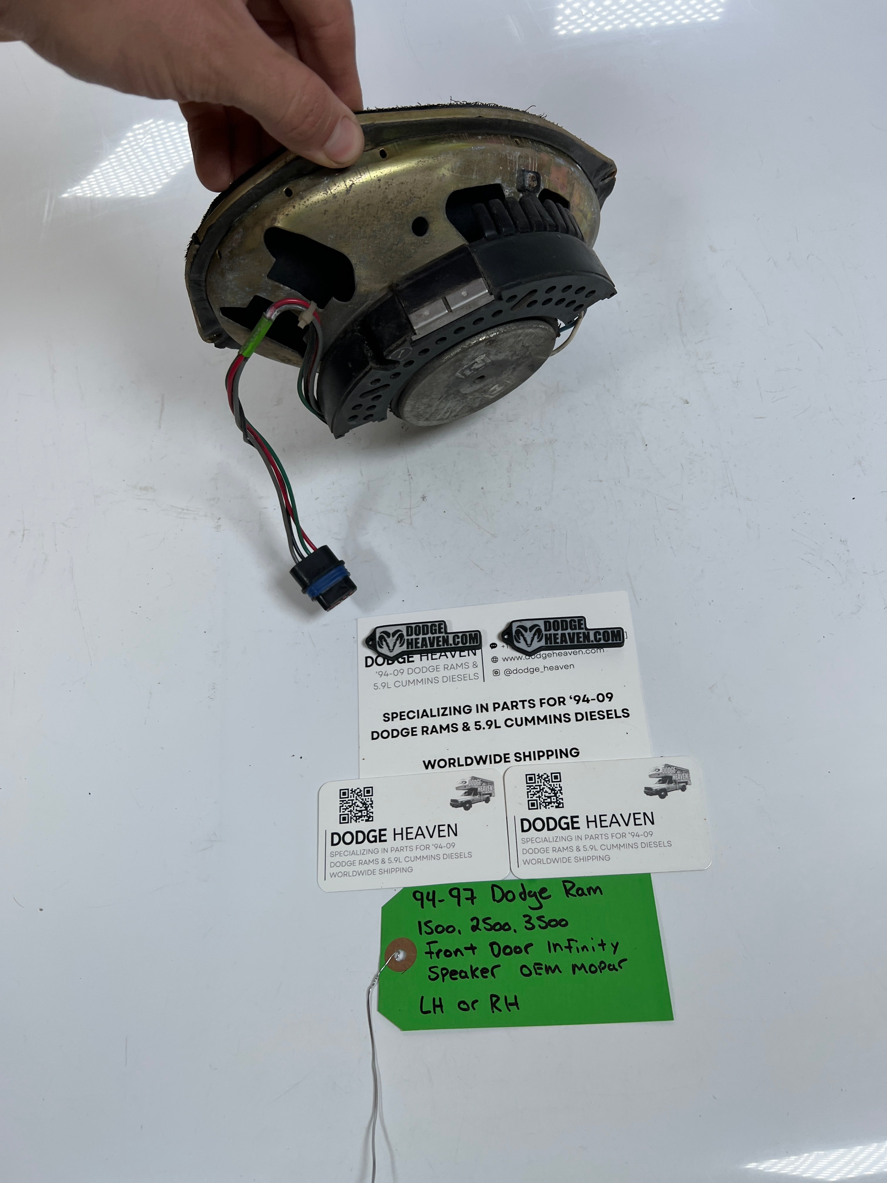 1994-1997 Dodge Ram 1500-3500 Infinity Front Door Speaker LH or RH