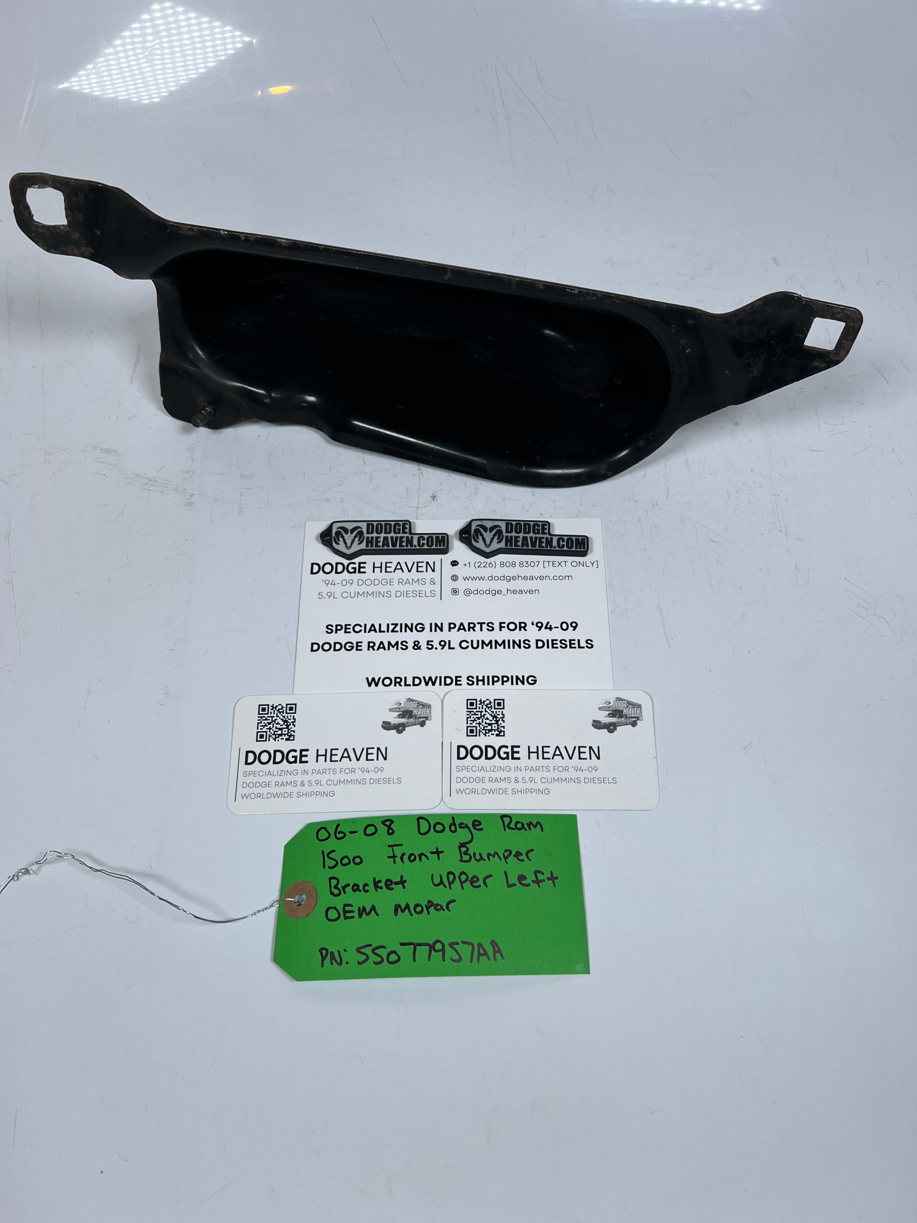 2006-2008 Dodge Ram 1500 Front Bumper Bracket Upper Left