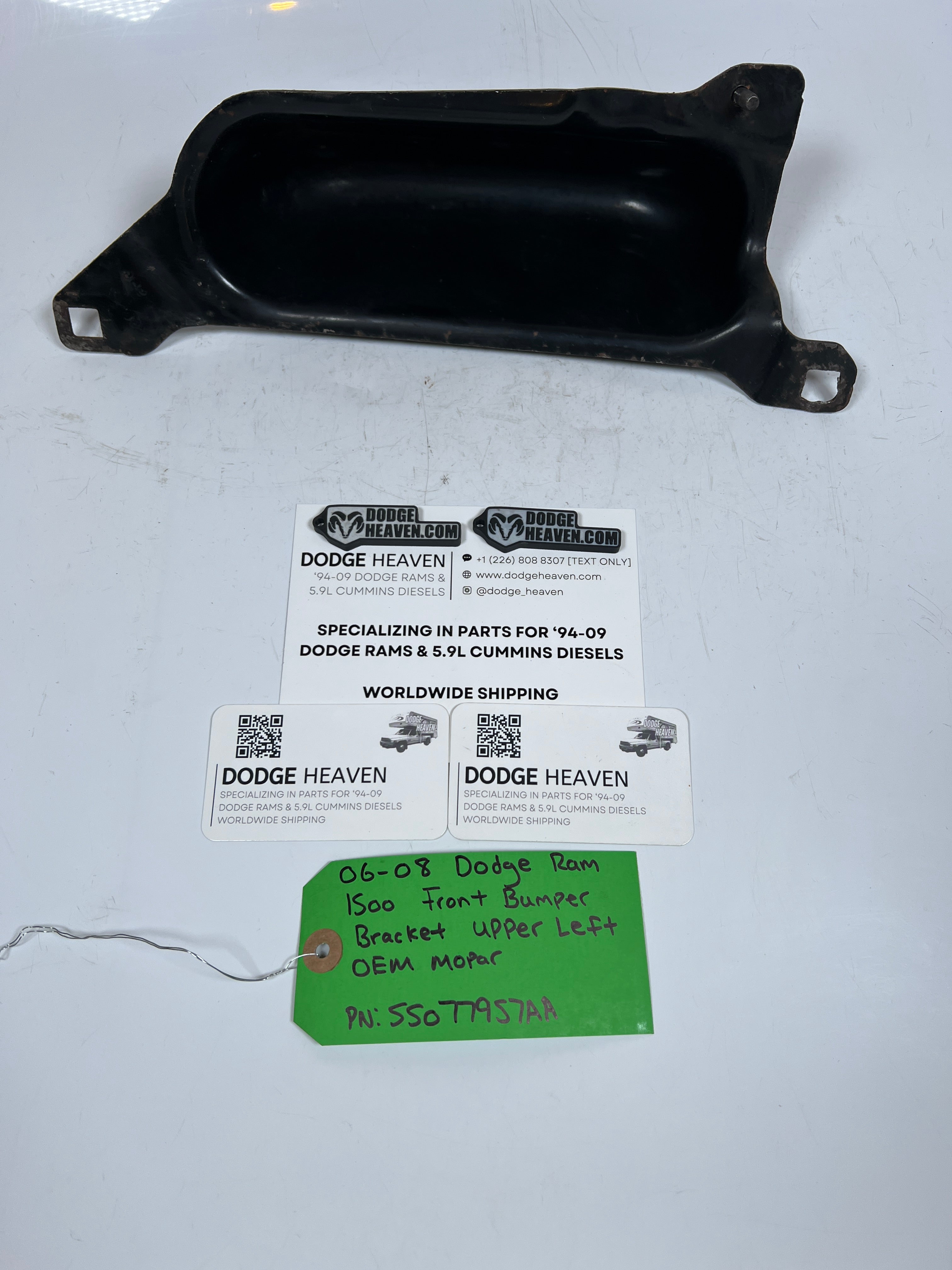 2006-2008 Dodge Ram 1500 Front Bumper Bracket Upper Left