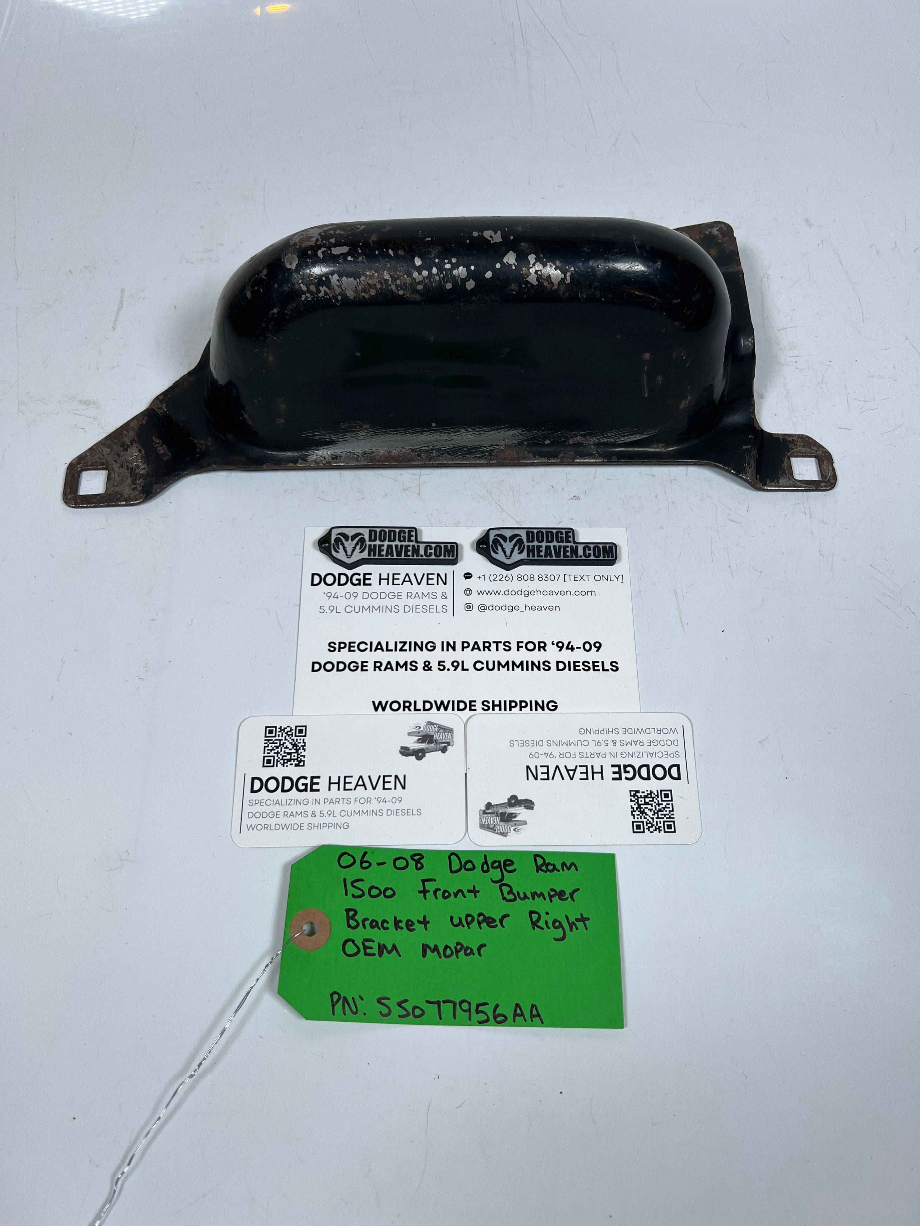 2006-2008 Dodge Ram 1500 Front Bumper Bracket Upper Right