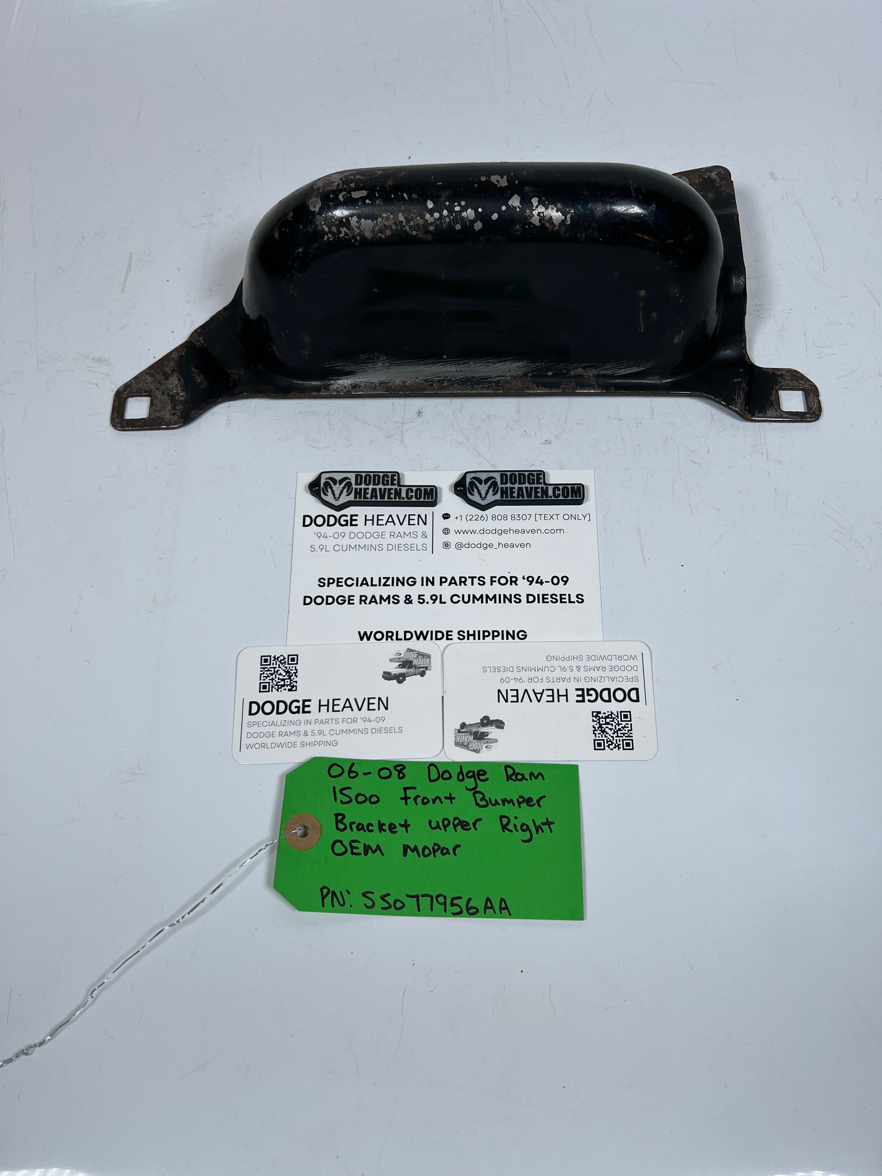2006-2008 Dodge Ram 1500 Front Bumper Bracket Upper Right